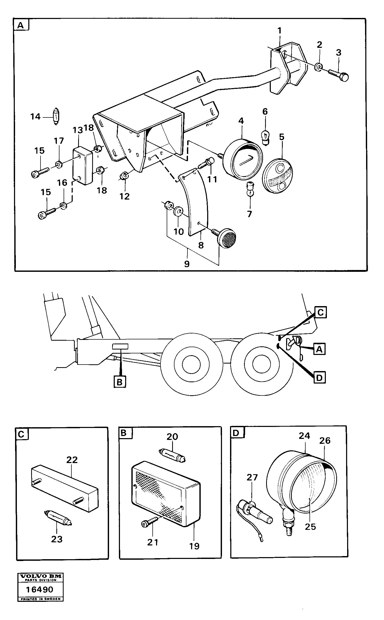 Bracket VOE4823891 VOLVO