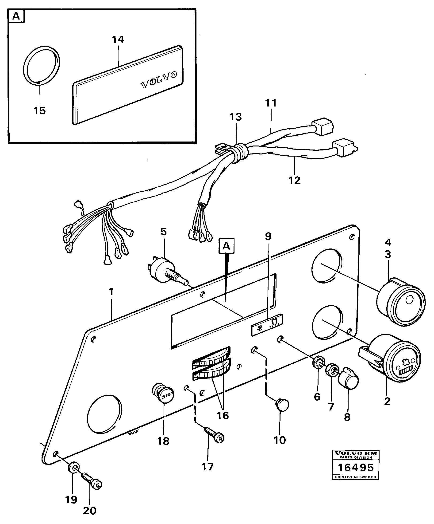 Rubber cushion VOE4821810 VOLVO