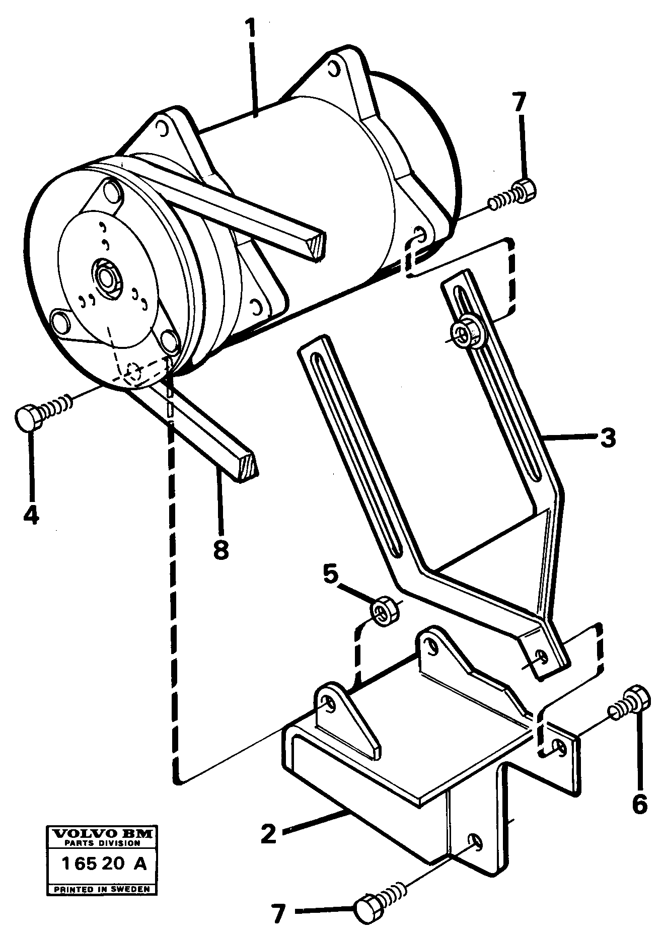 V-belt VOE977306 VOLVO