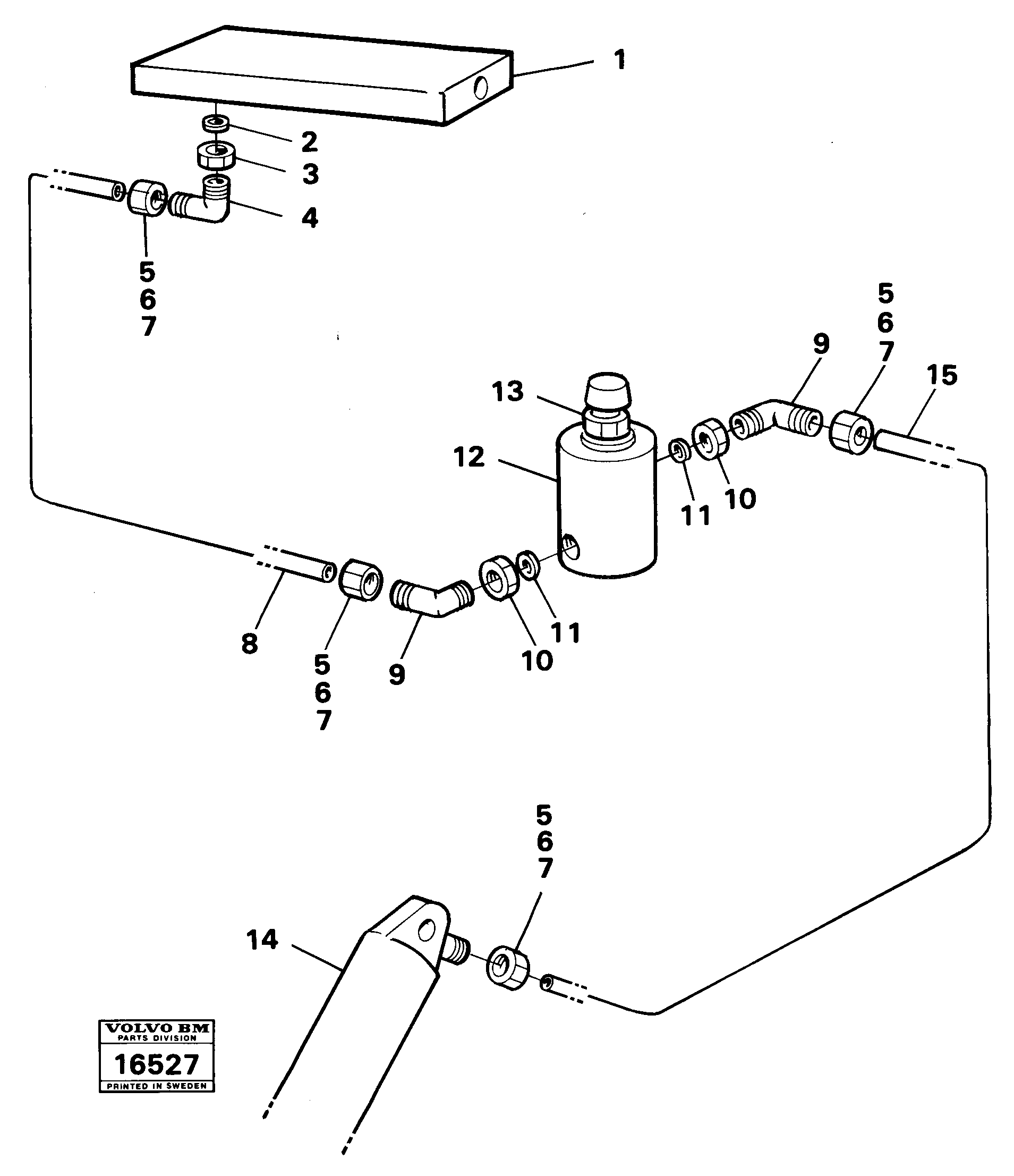 Water pump ger VOE946134 VOLVO