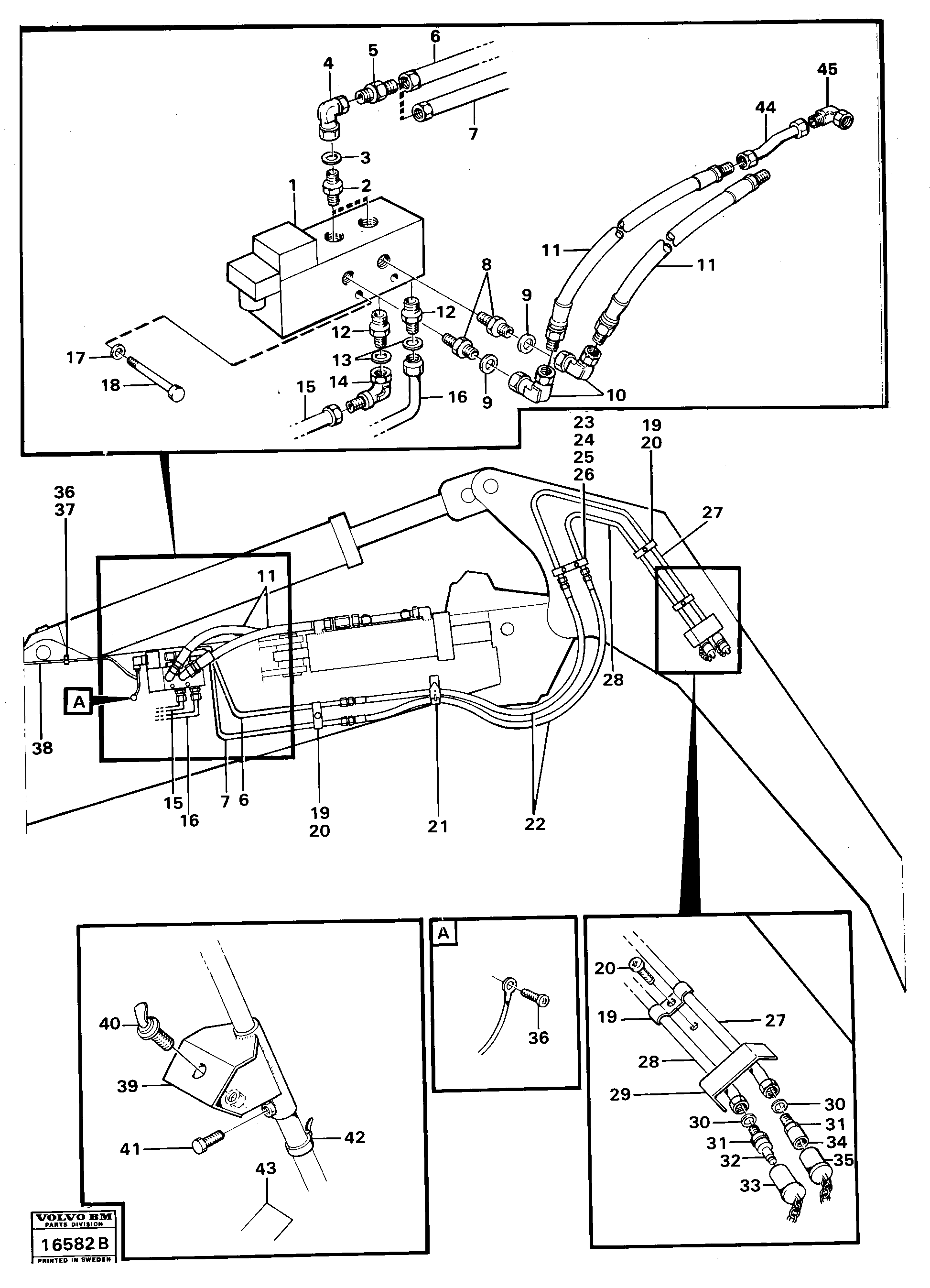 Oil Pipe VOE4866847 VOLVO
