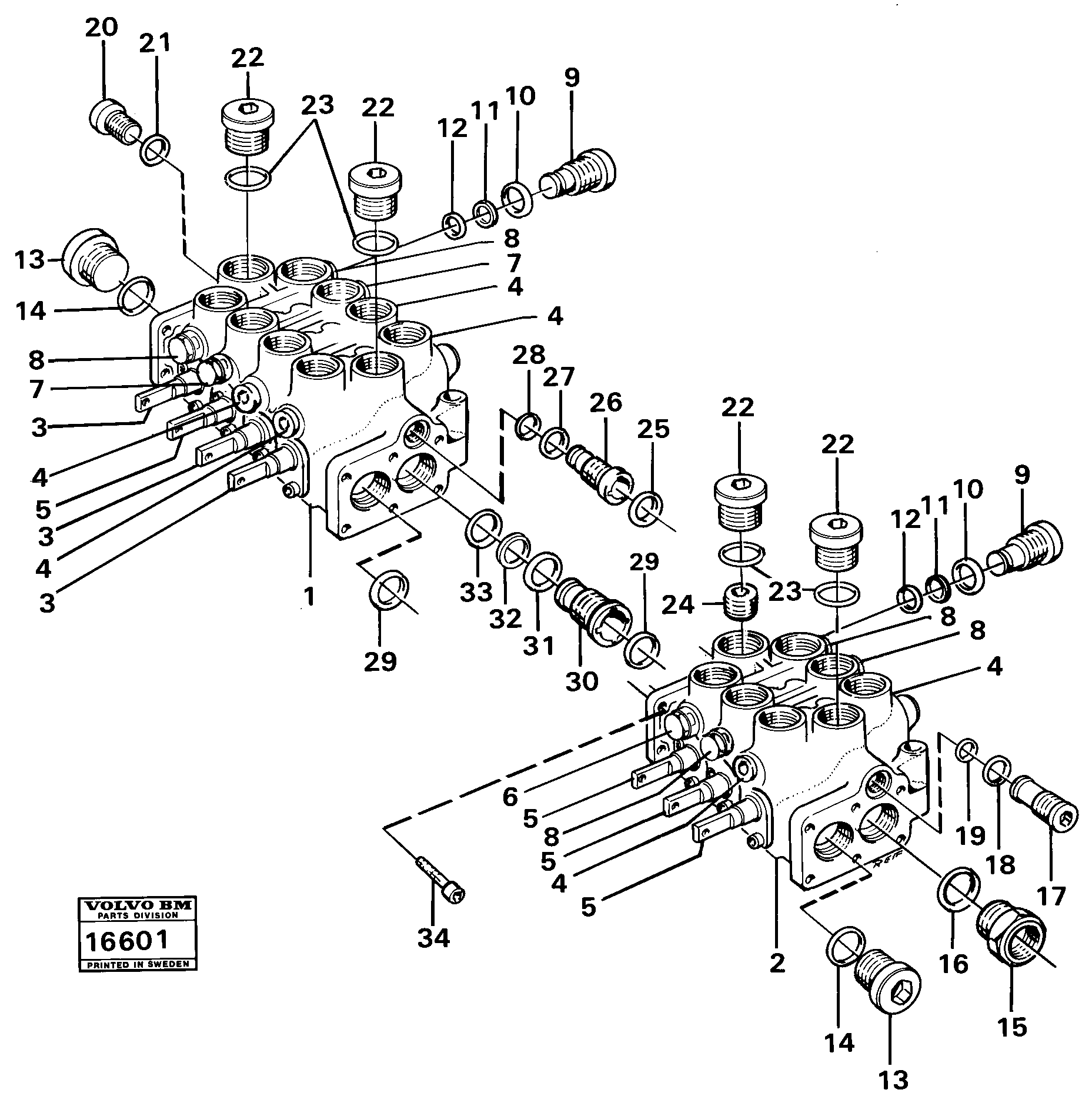 Valve VOE4895620 VOLVO