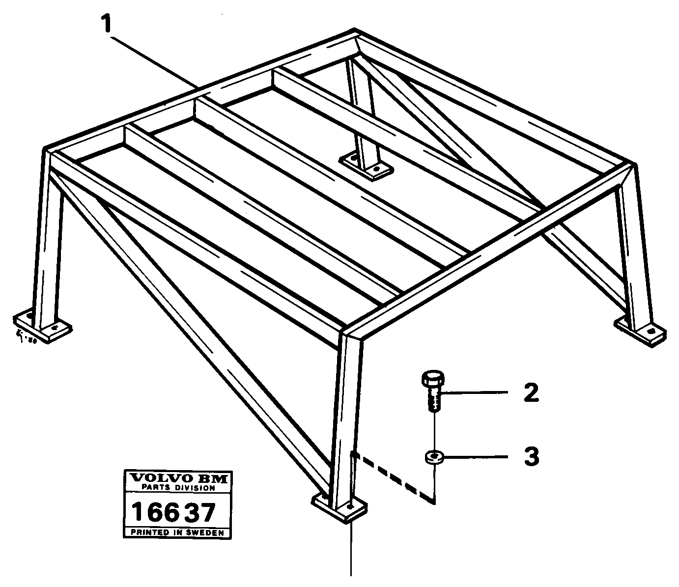 Frame VOE4866371 VOLVO