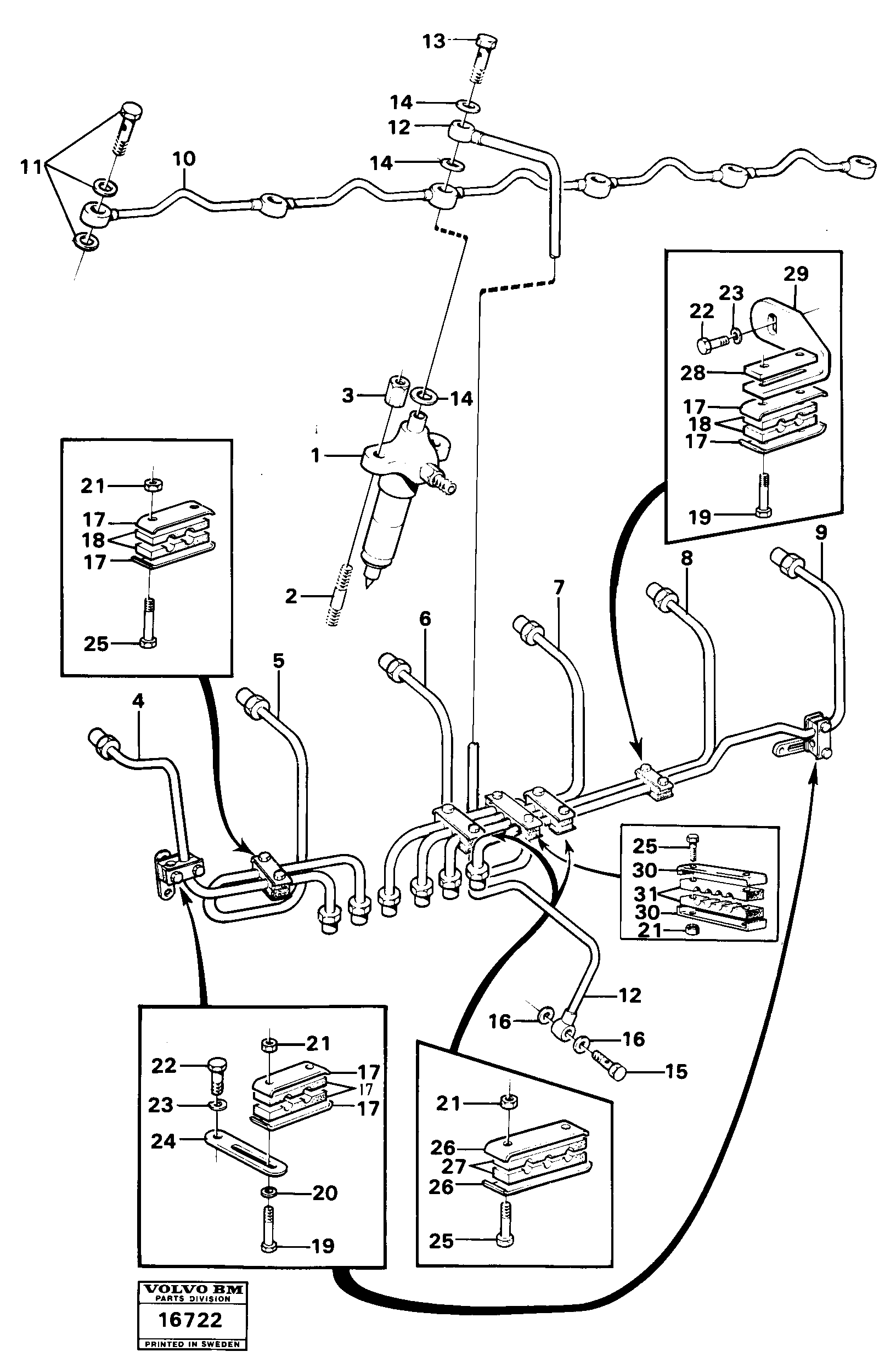 Heating Pipe VOE414348 VOLVO