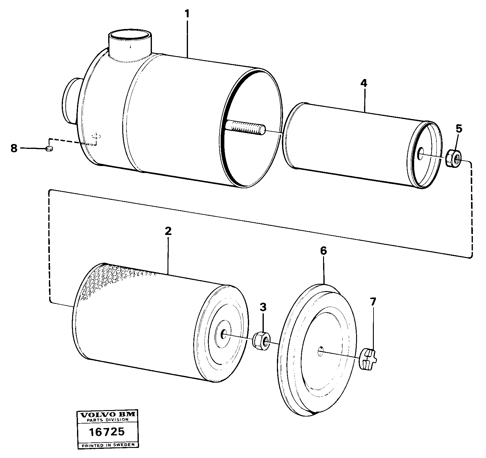 Air Cleaner VOE4776874 VOLVO