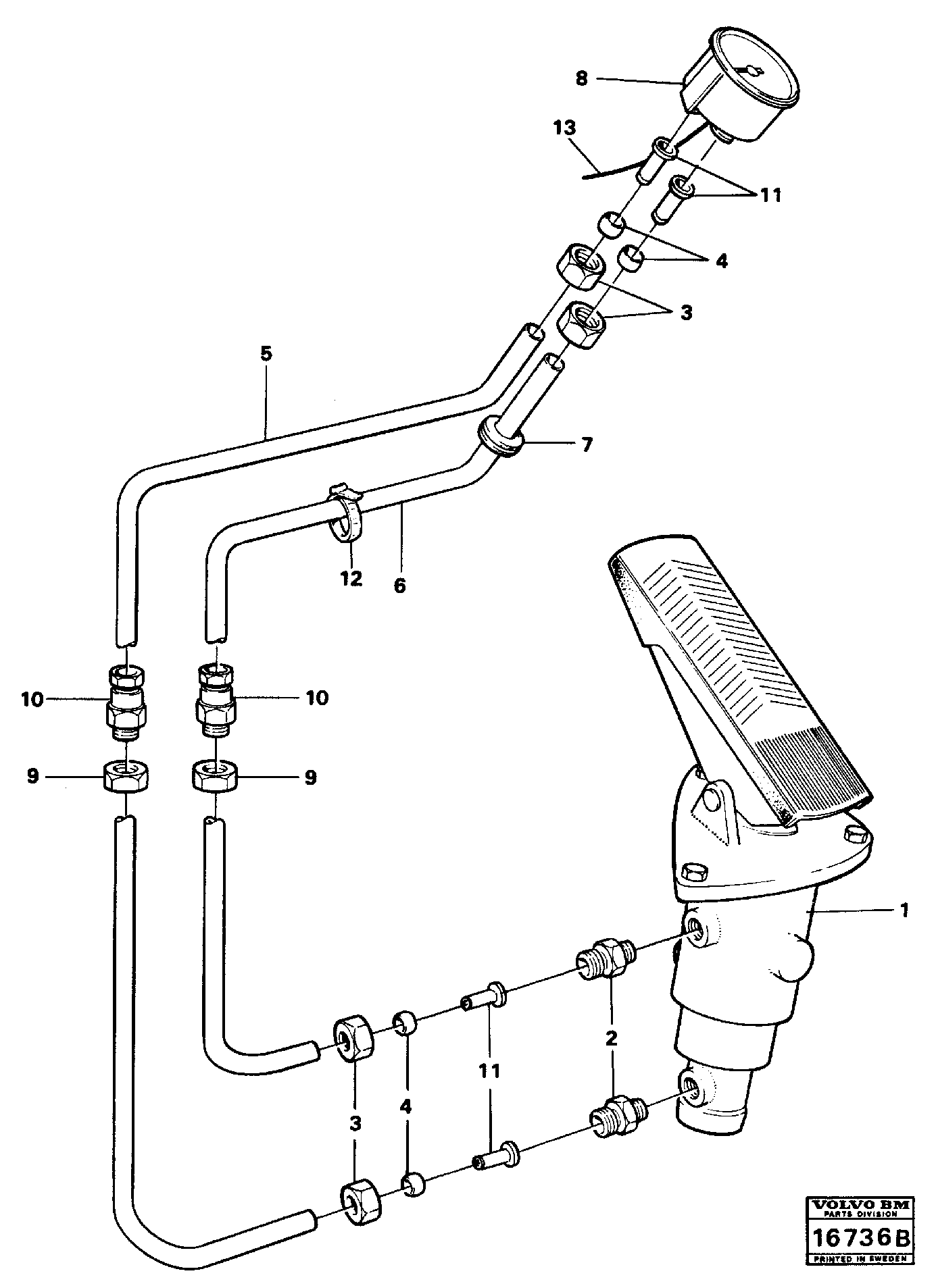 Cable harness VOE4937379 VOLVO