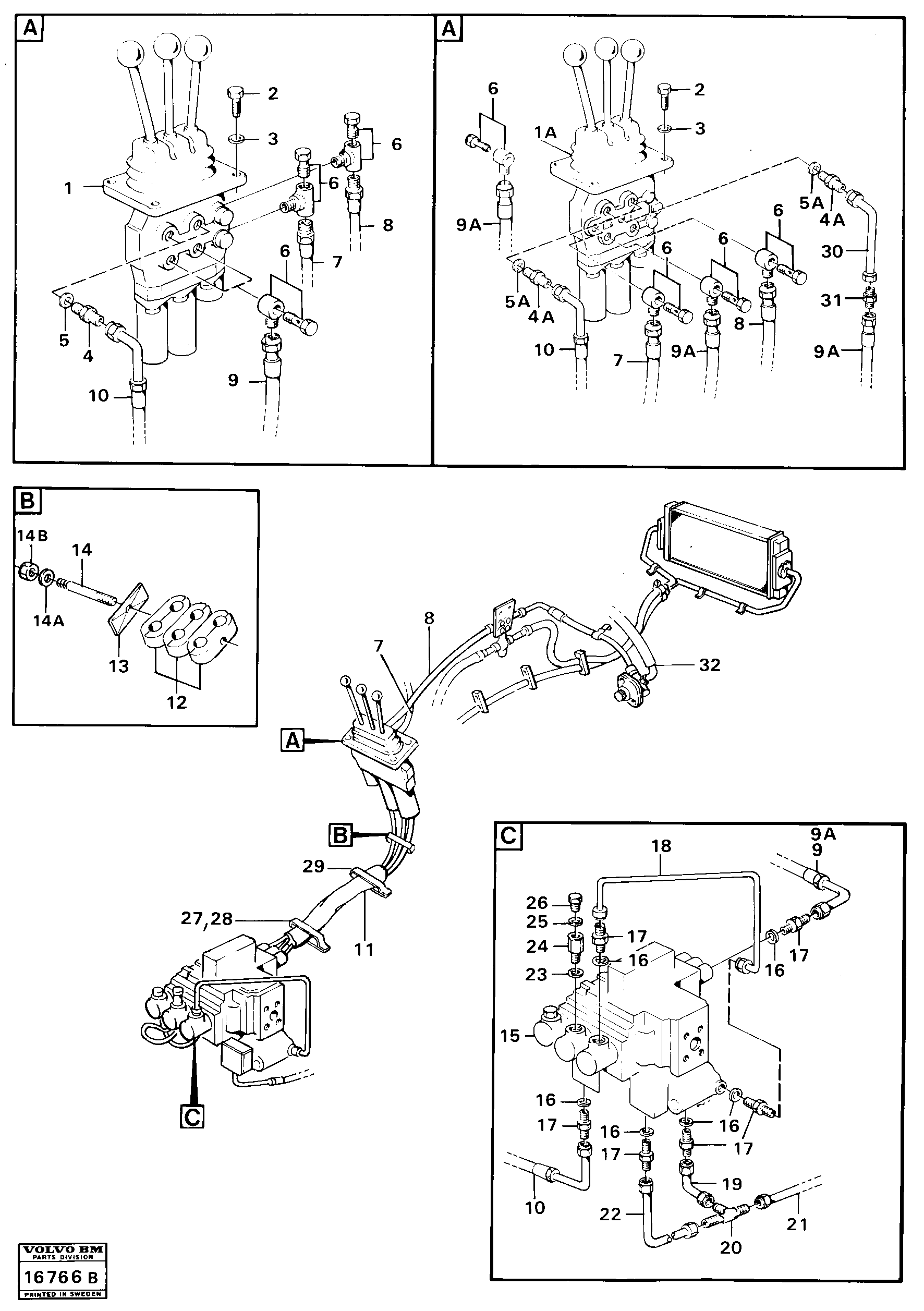Timing gear casing VOE931787 VOLVO