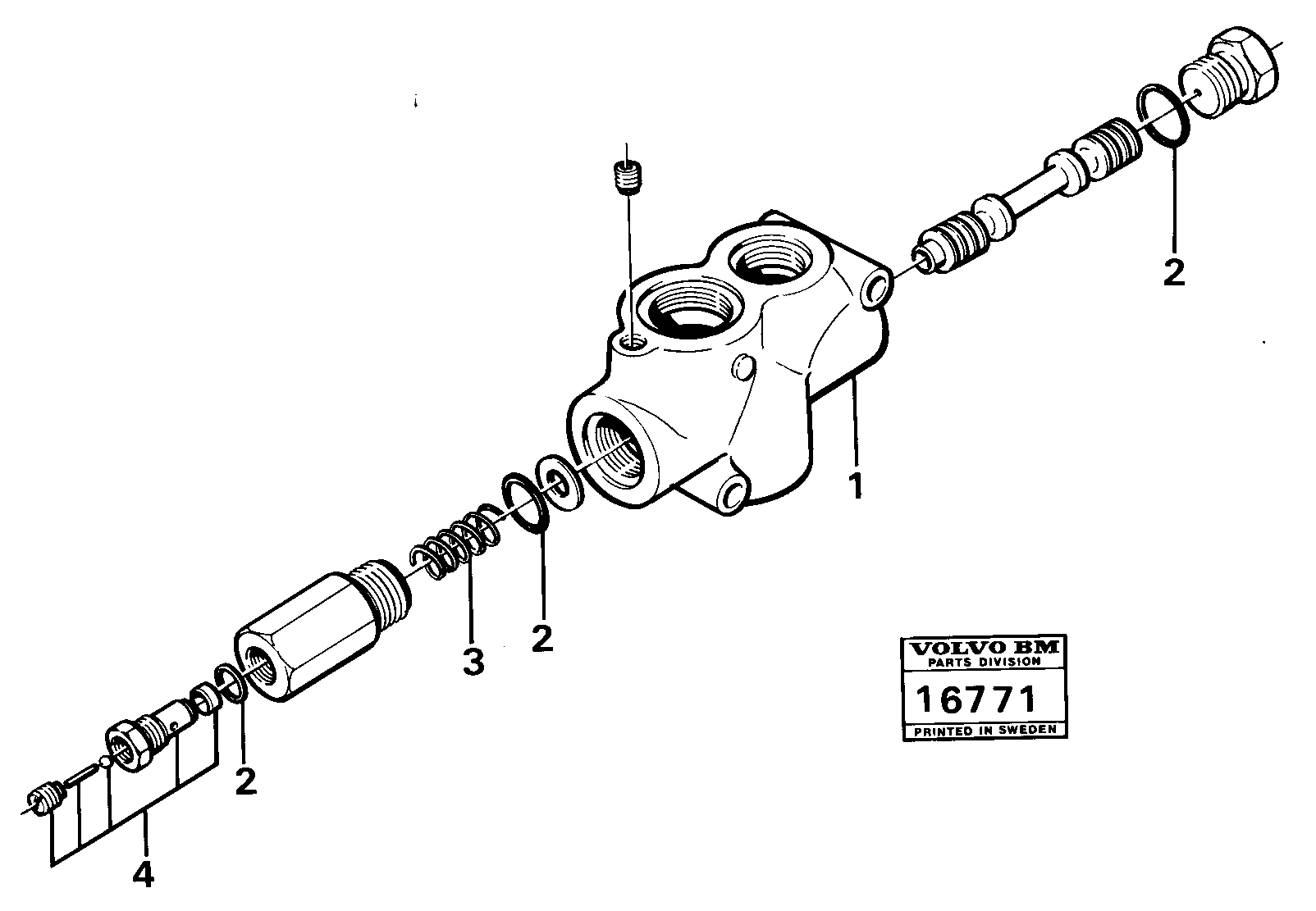 Valve VOE4880607 VOLVO