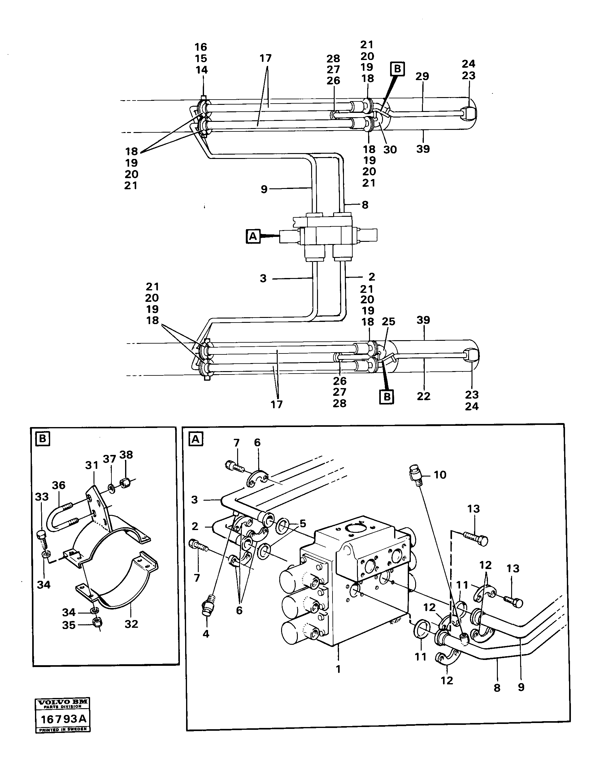 Control sleeve VOE4930591 VOLVO