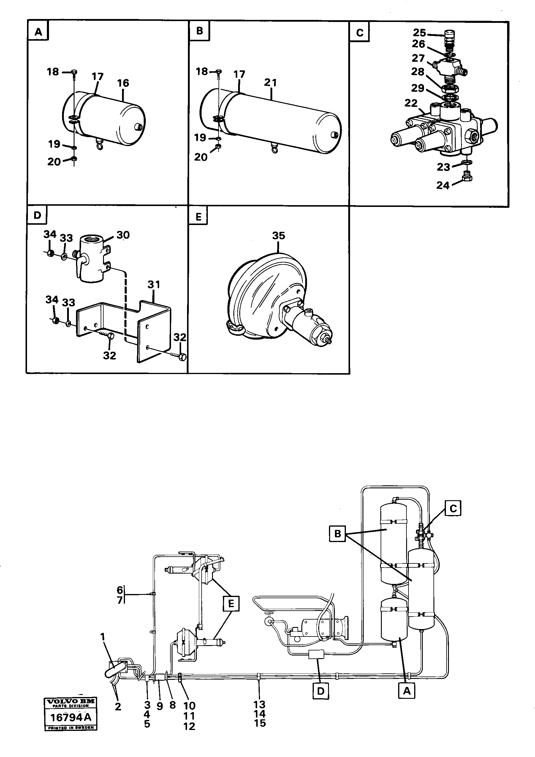 Heating Pipe VOE4931813 VOLVO