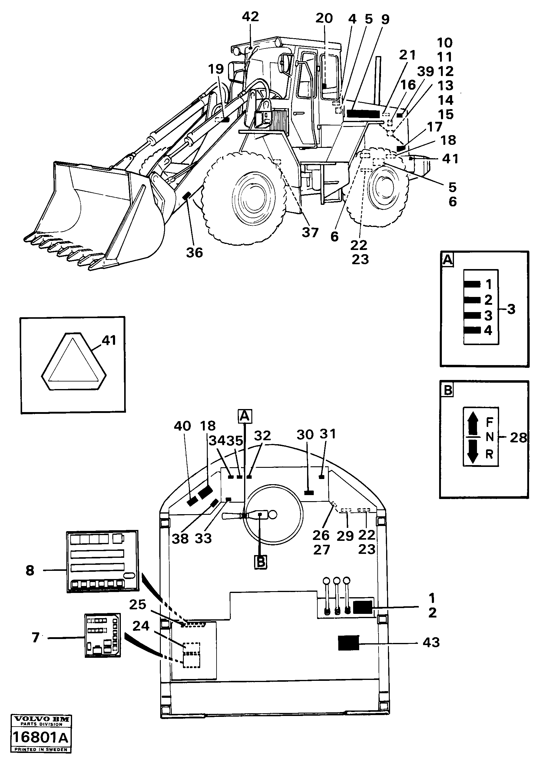Angled plate VOE4749324 VOLVO