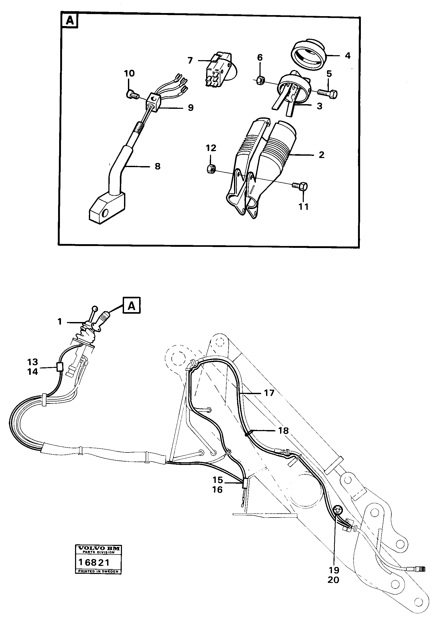 For upper engine part VOE6646263 VOLVO