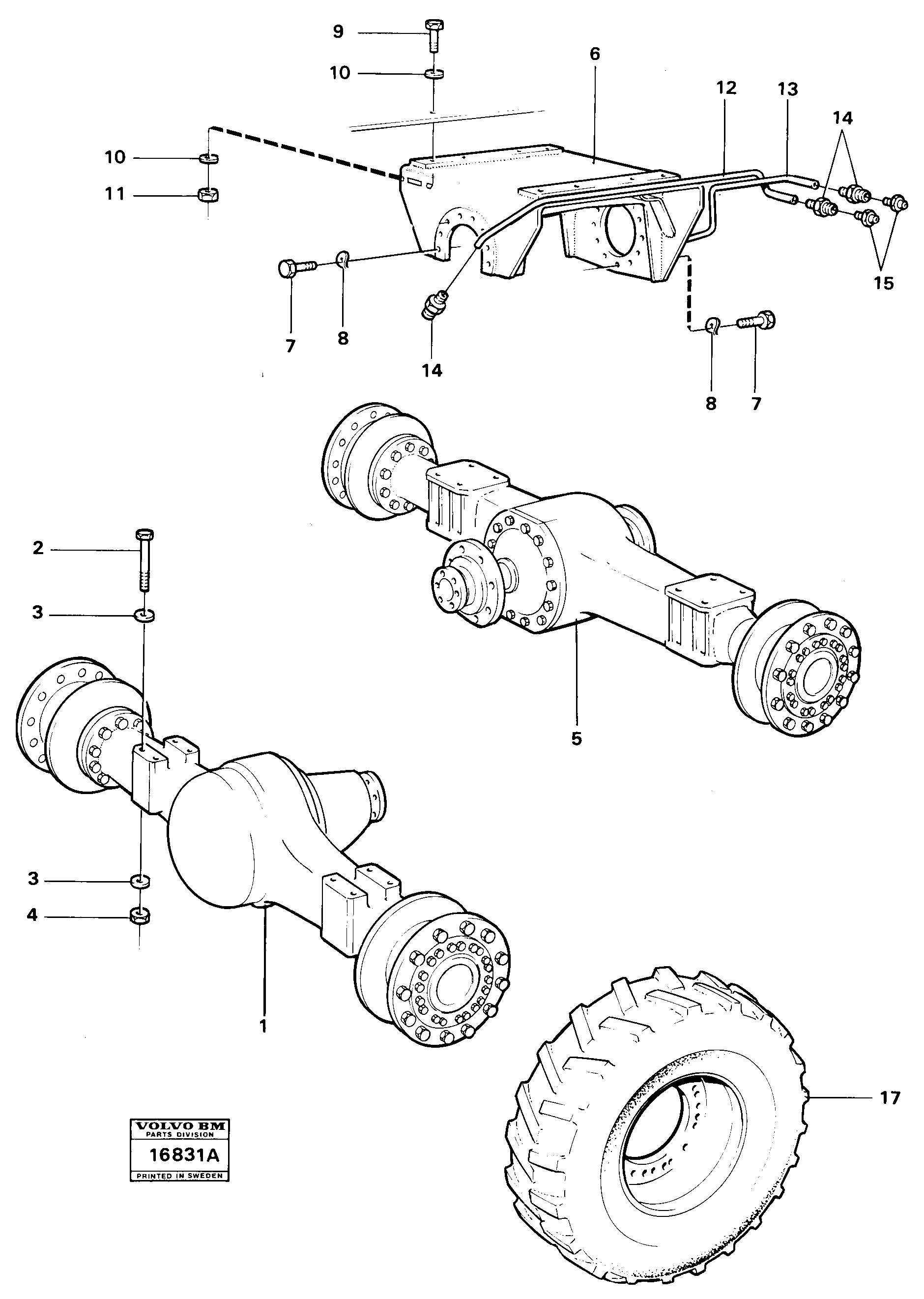 Планетарный мост VOE23569 VOLVO
