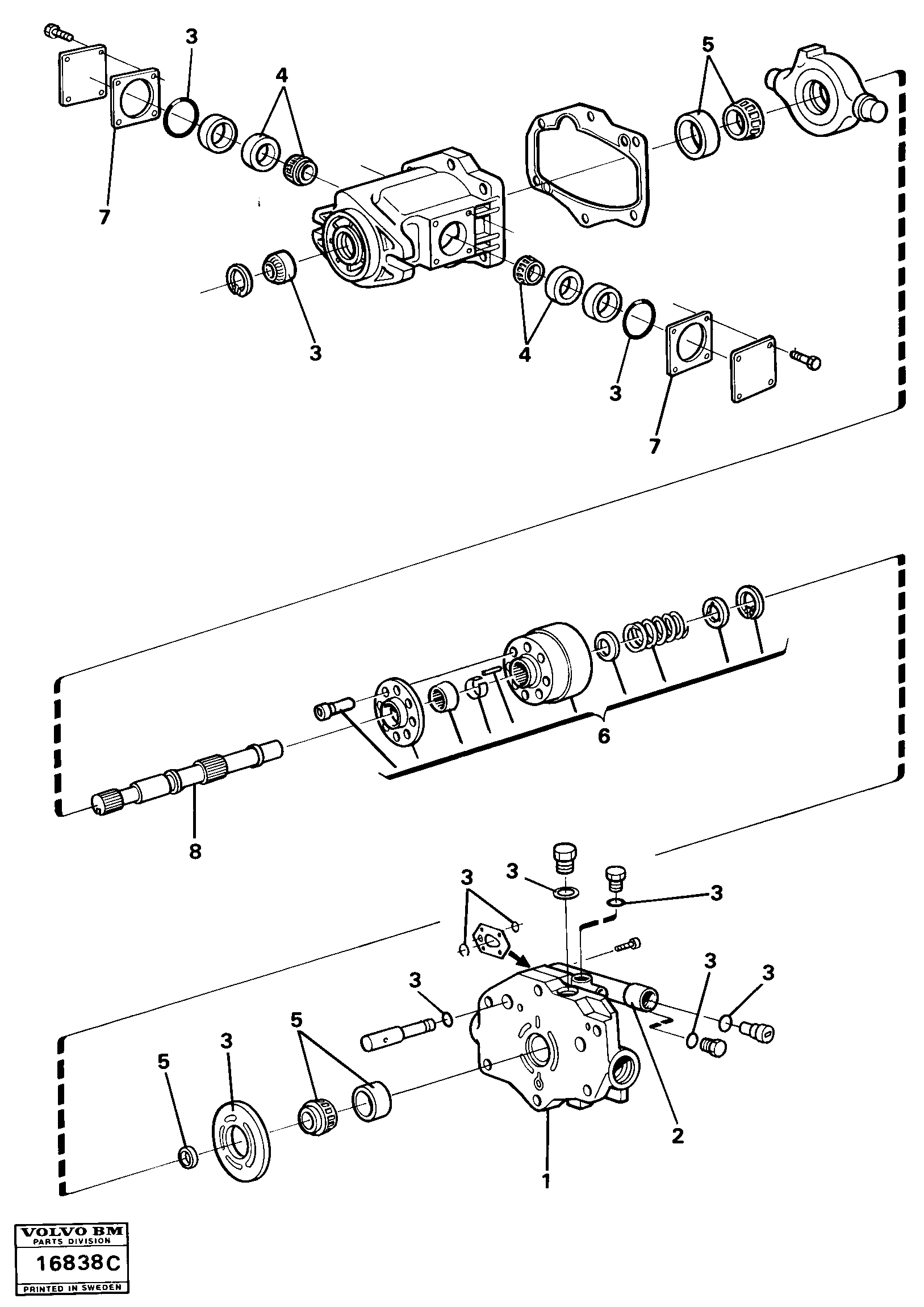 Seal Flange VOE11992475 VOLVO