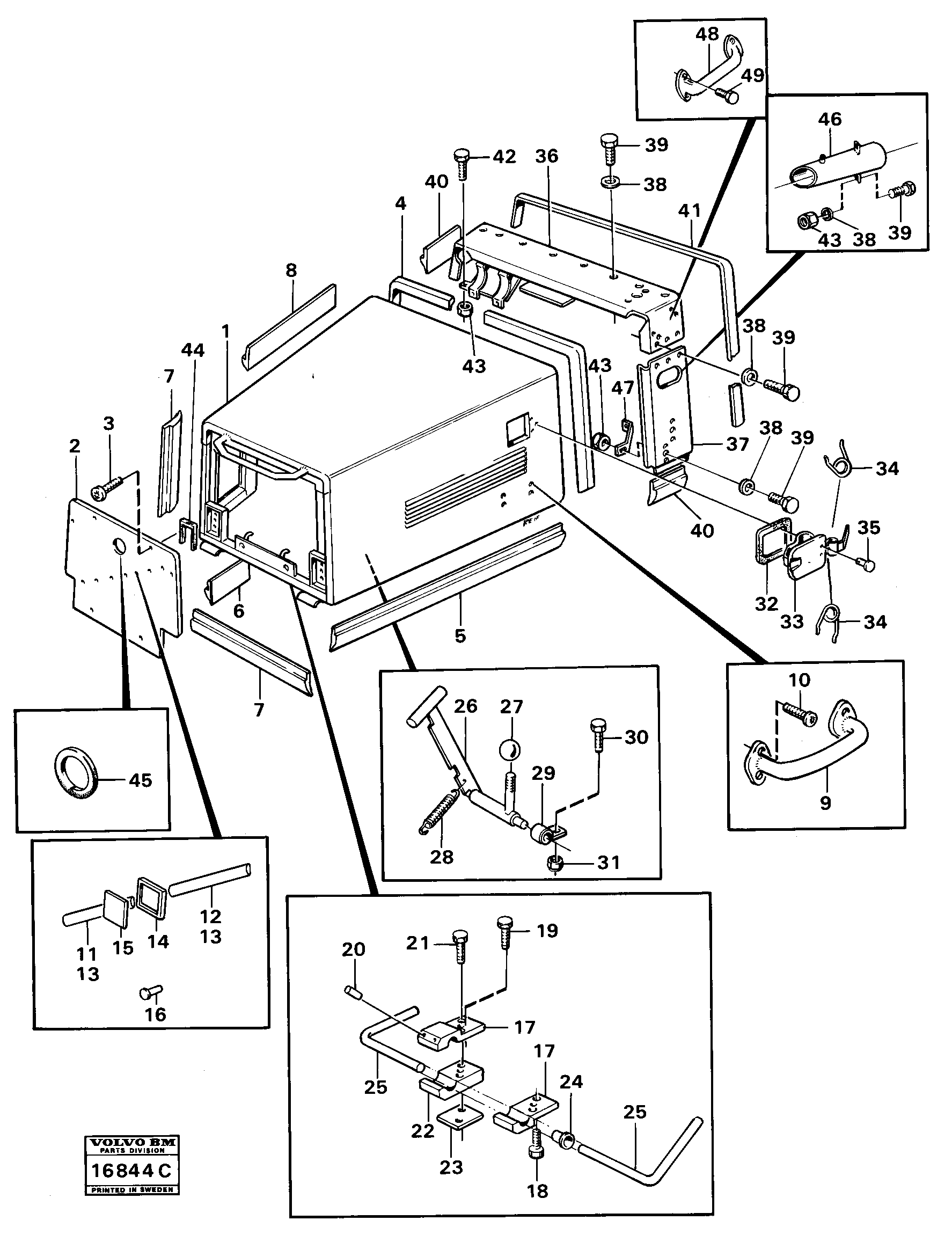 Cowl Bracket VOE11058313 VOLVO