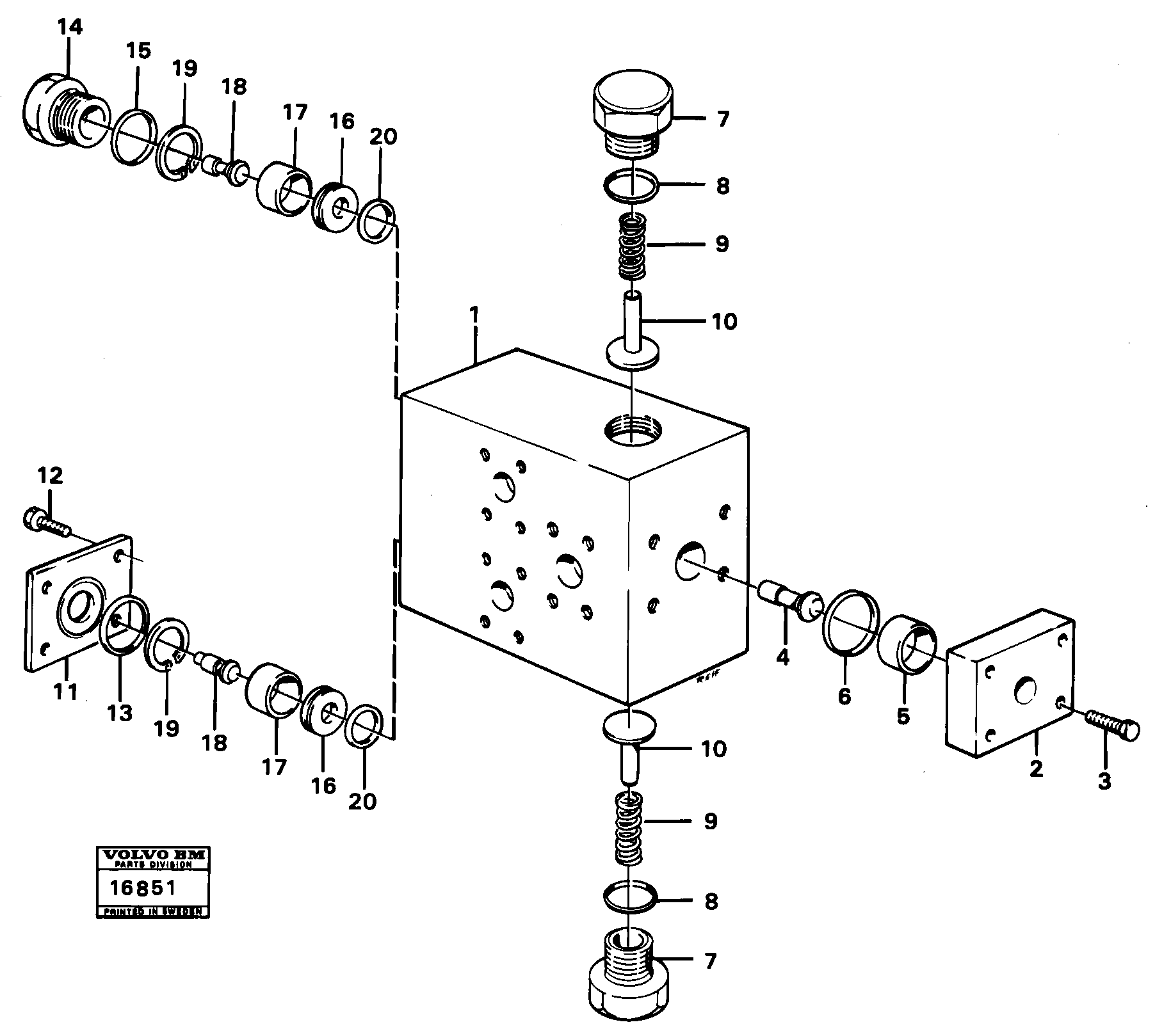 Piston VOE6210992 VOLVO