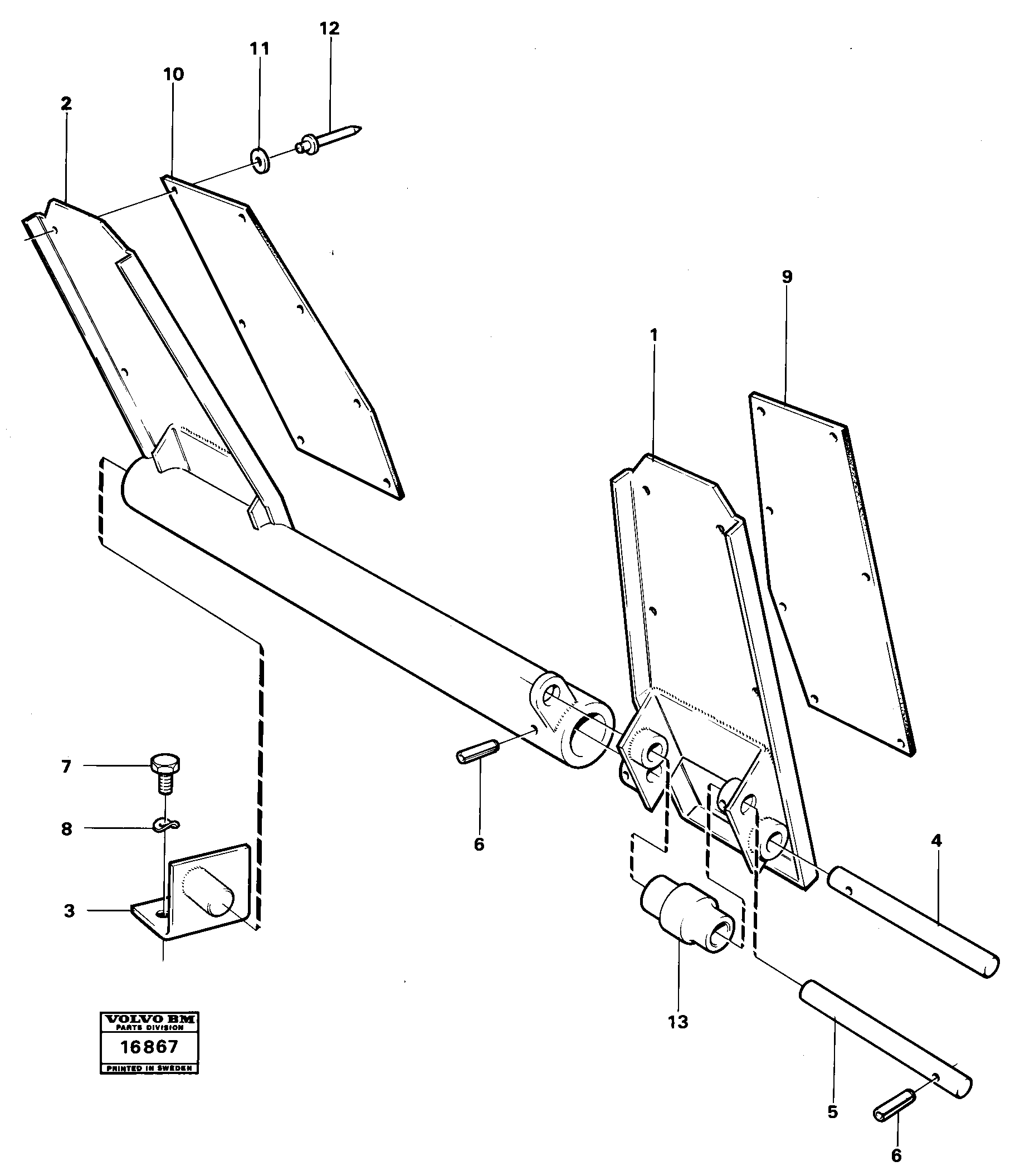 Base Cover VOE4851603 VOLVO
