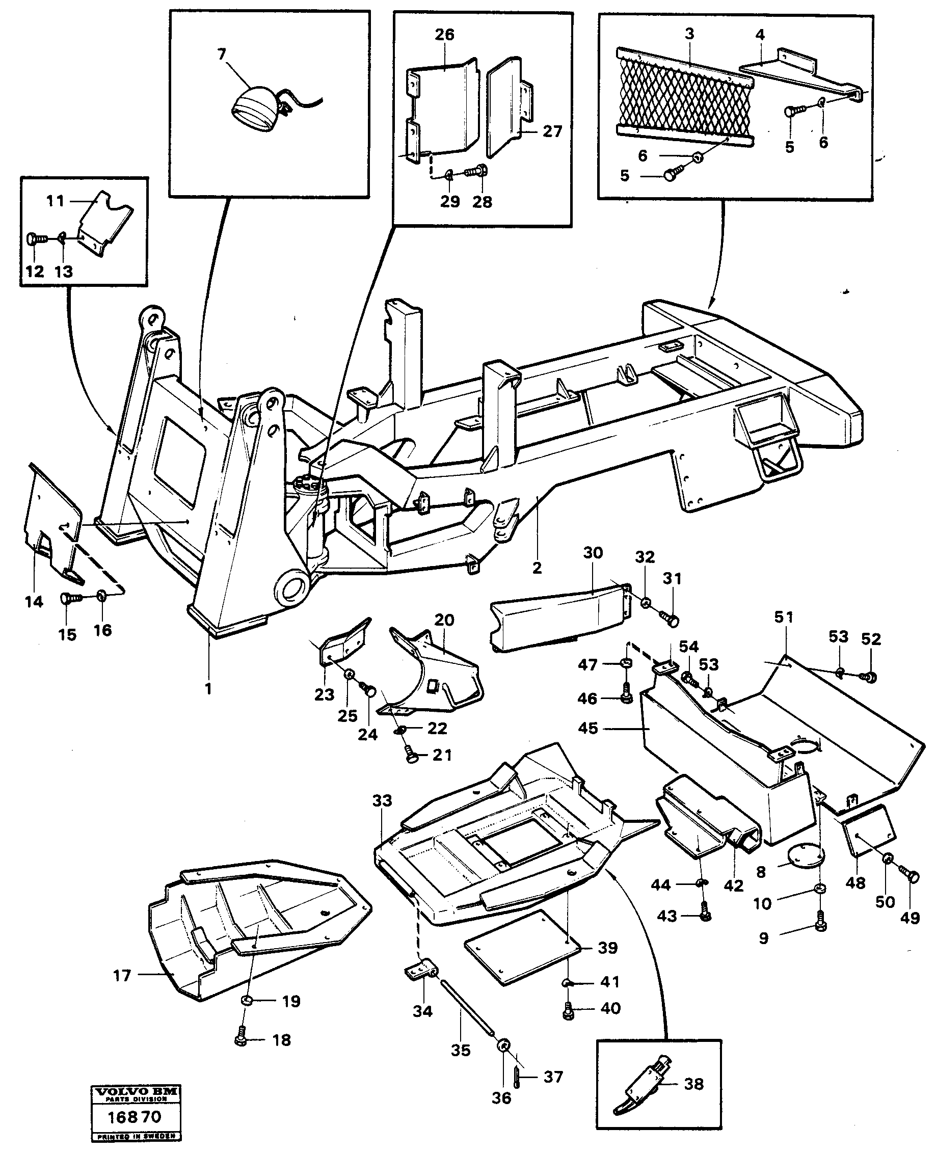 Base Cover VOE4743494 VOLVO