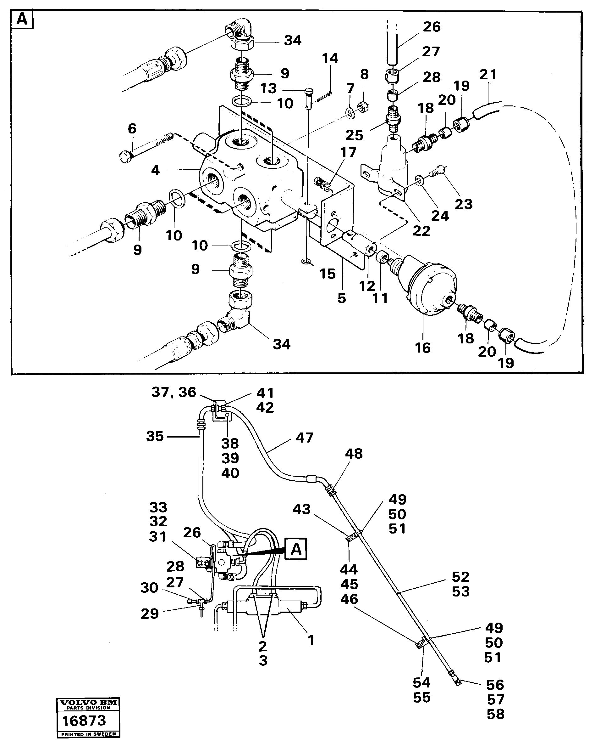 Fuel miser valve VOE4760927 VOLVO