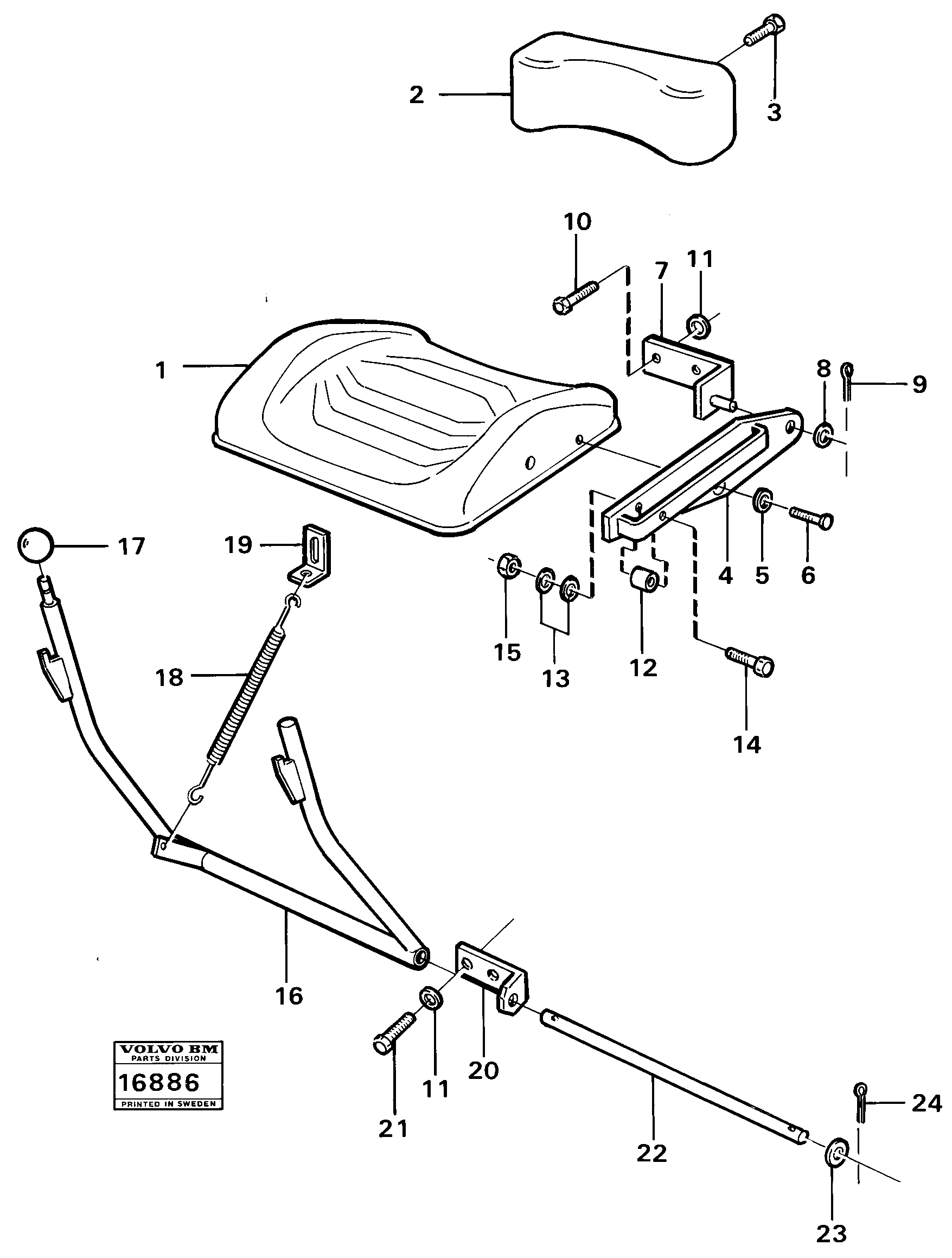 For upper engine part VOE950157 VOLVO