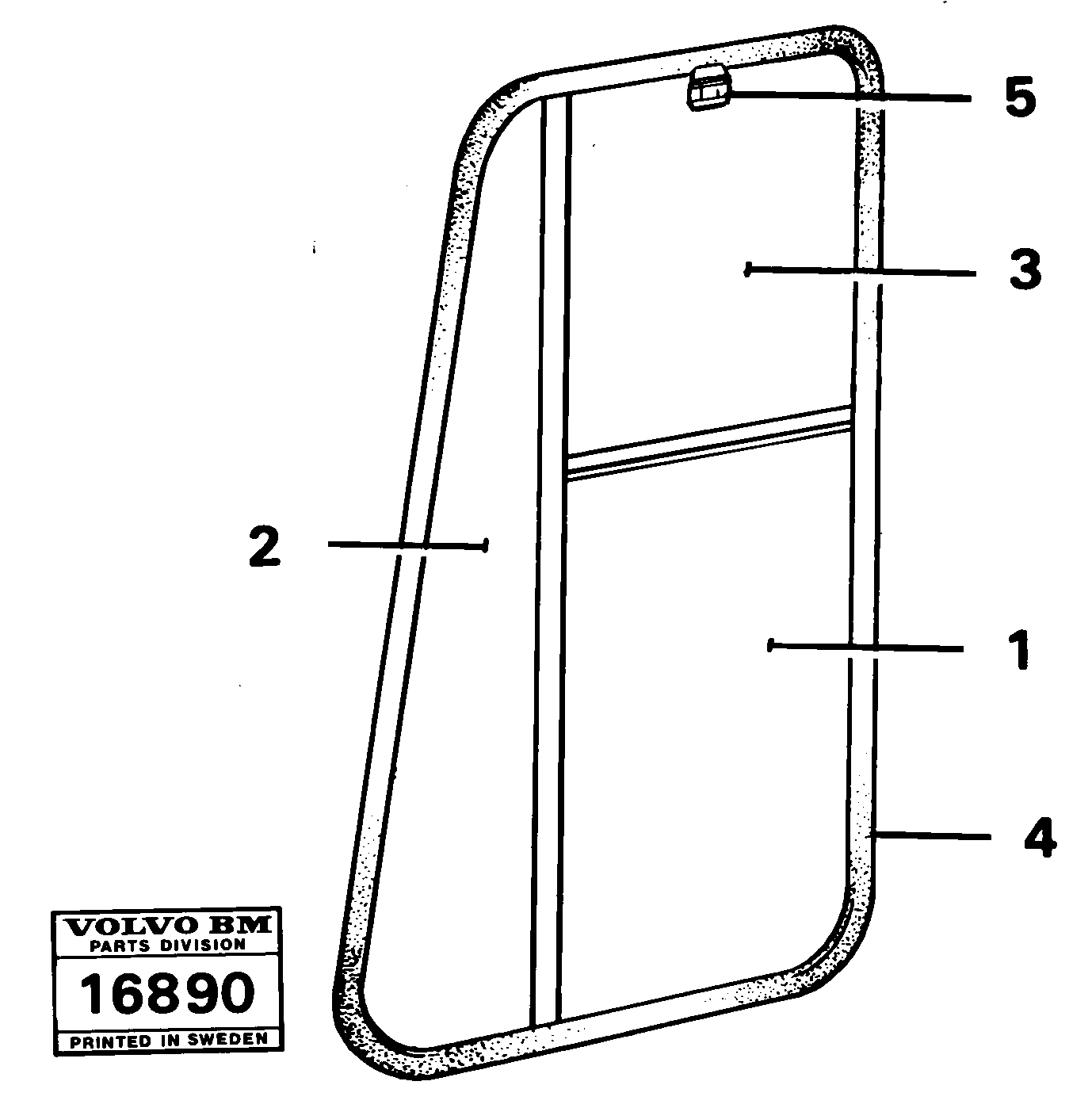 Vent Pane VOE4951844 VOLVO