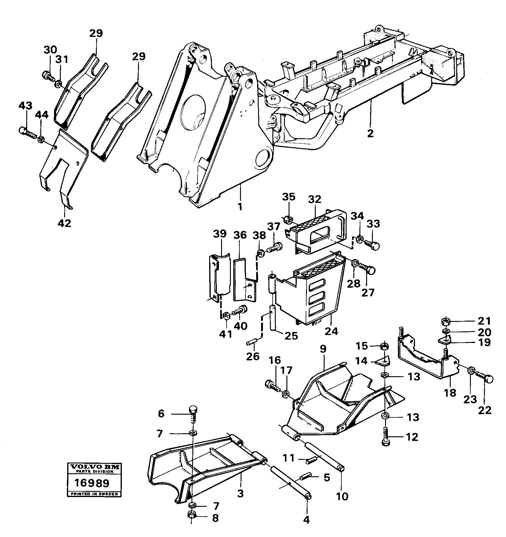 Base Cover VOE4931707 VOLVO
