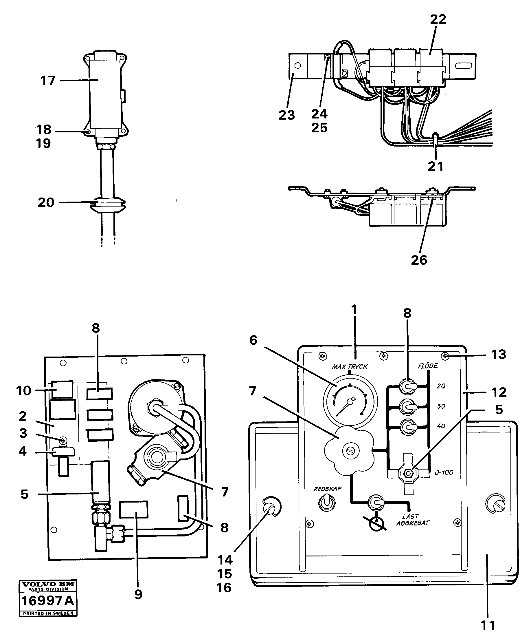 Приборы VOE4880675 VOLVO