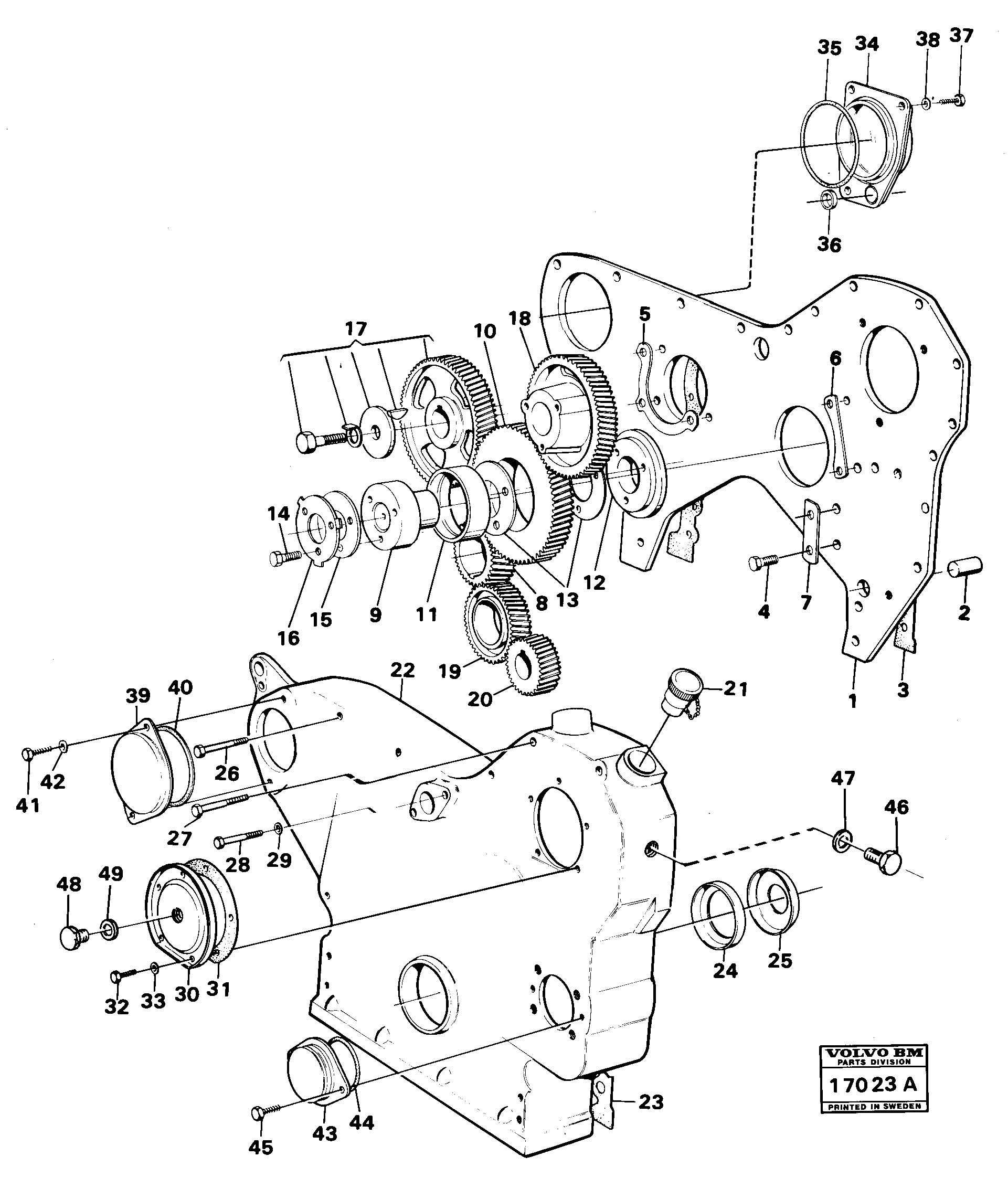 Маслоотражающее кольцо VOE785960 VOLVO