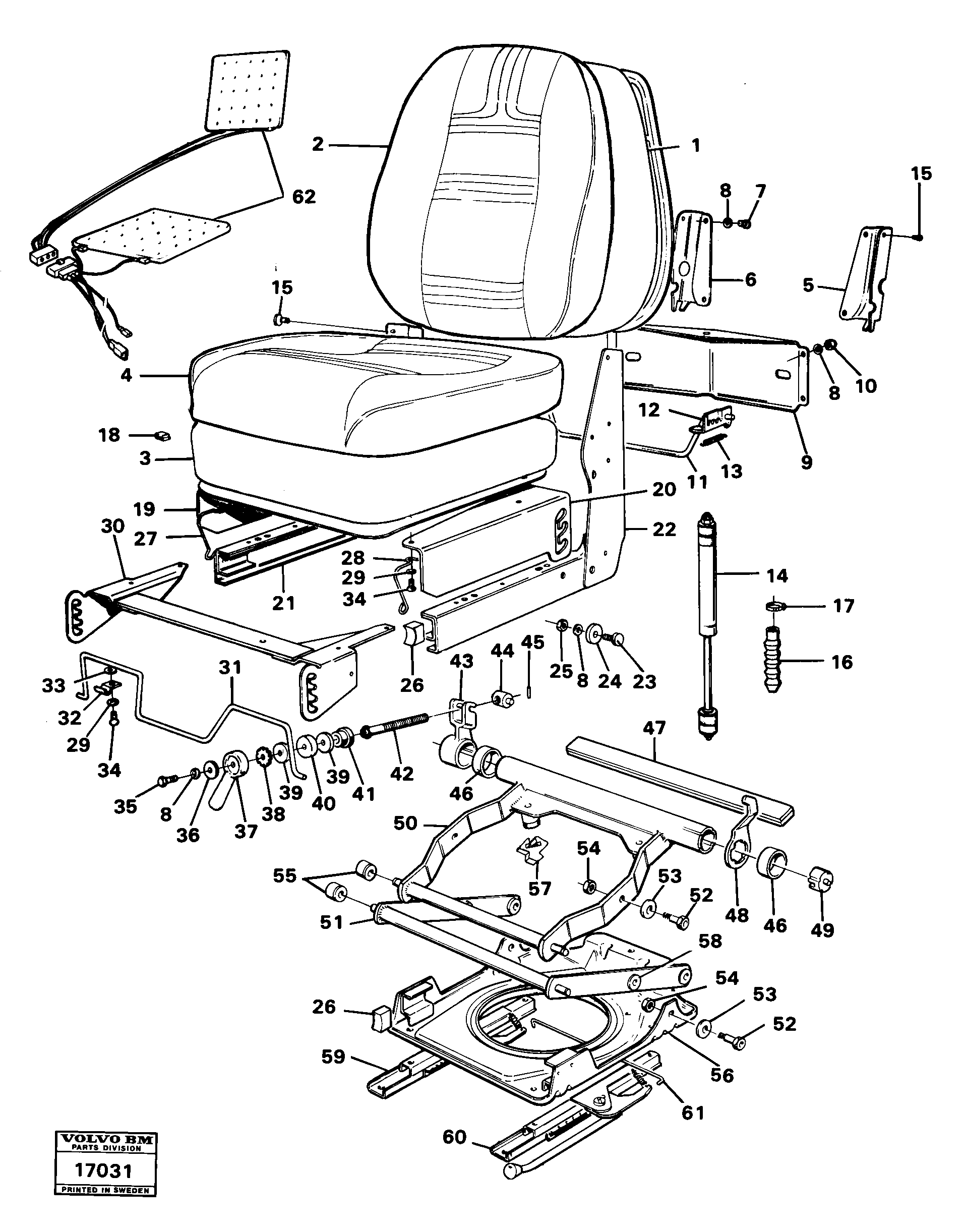 Heater VOE11999320 VOLVO