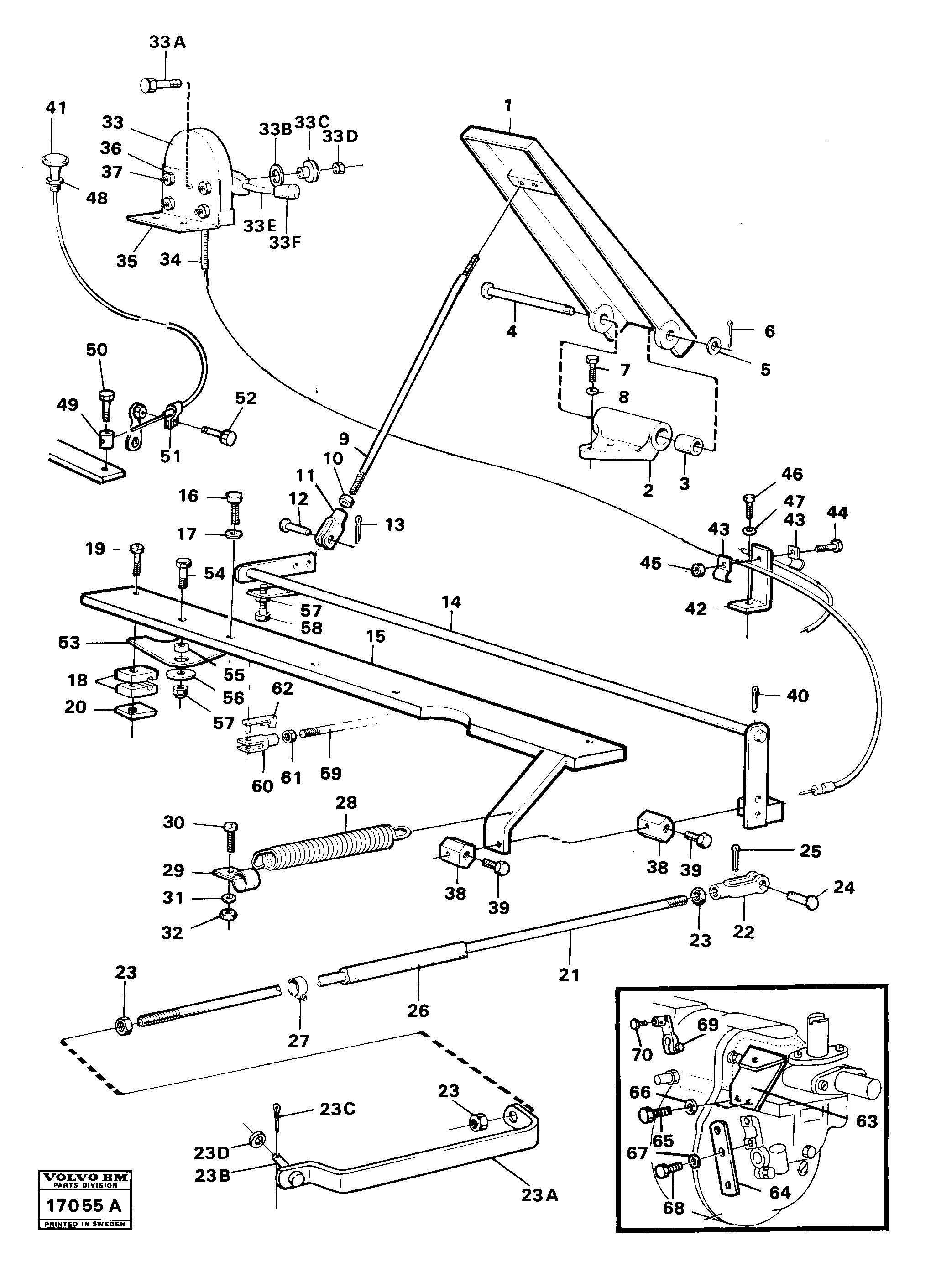 For upper engine part VOE950249 VOLVO