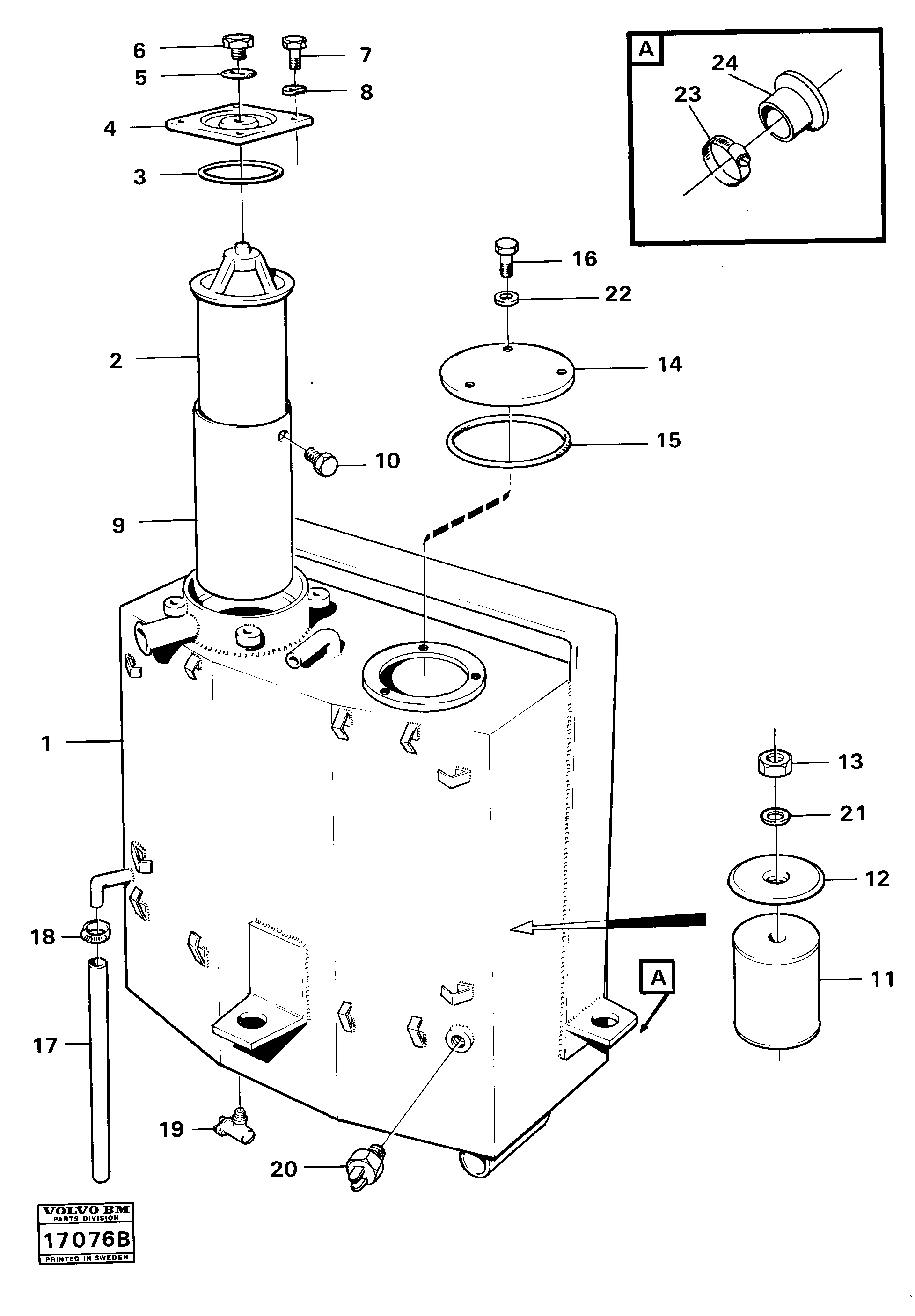 Oil Tank VOE4895702 VOLVO