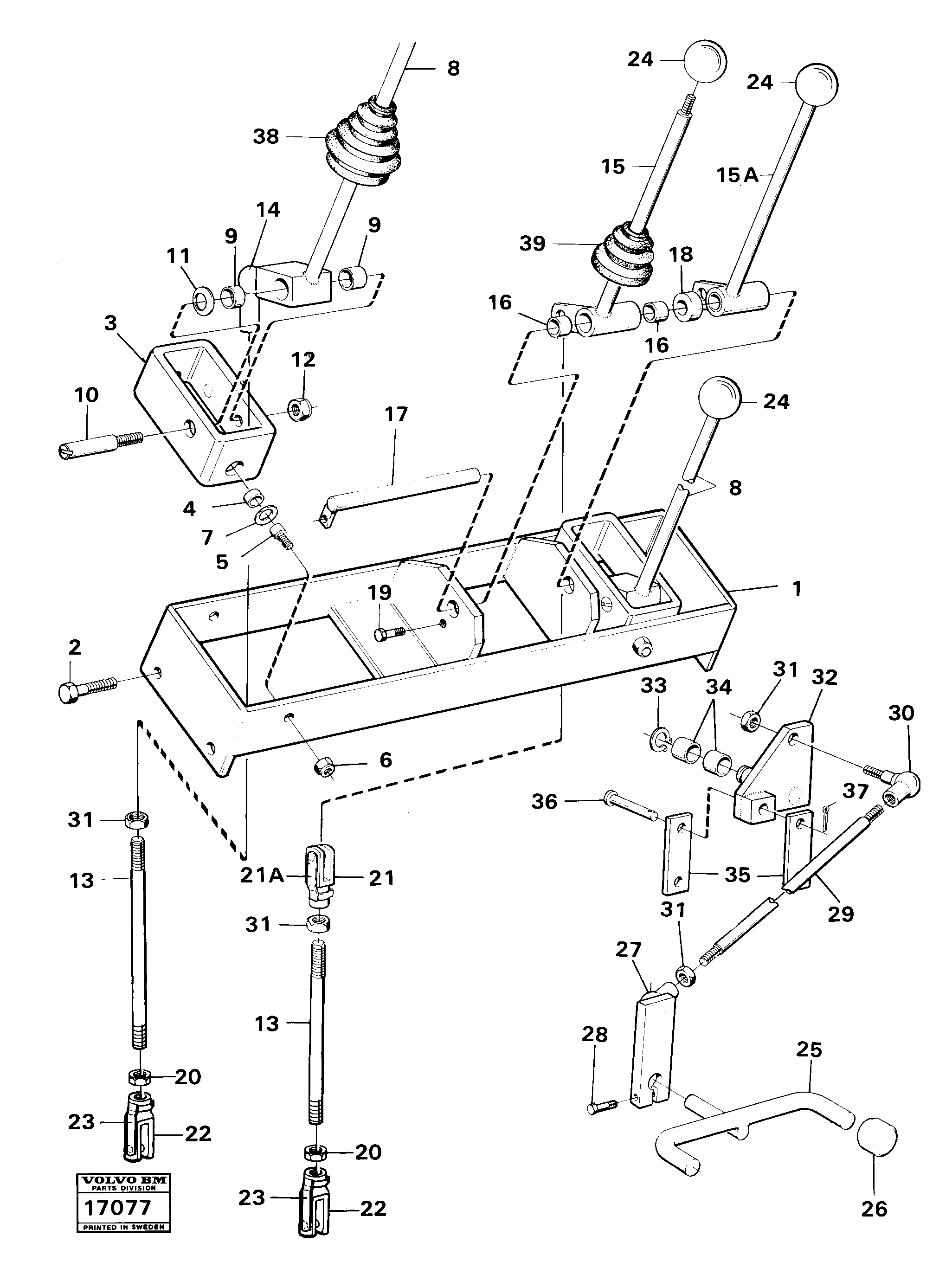 Tubular Stay VOE4866262 VOLVO