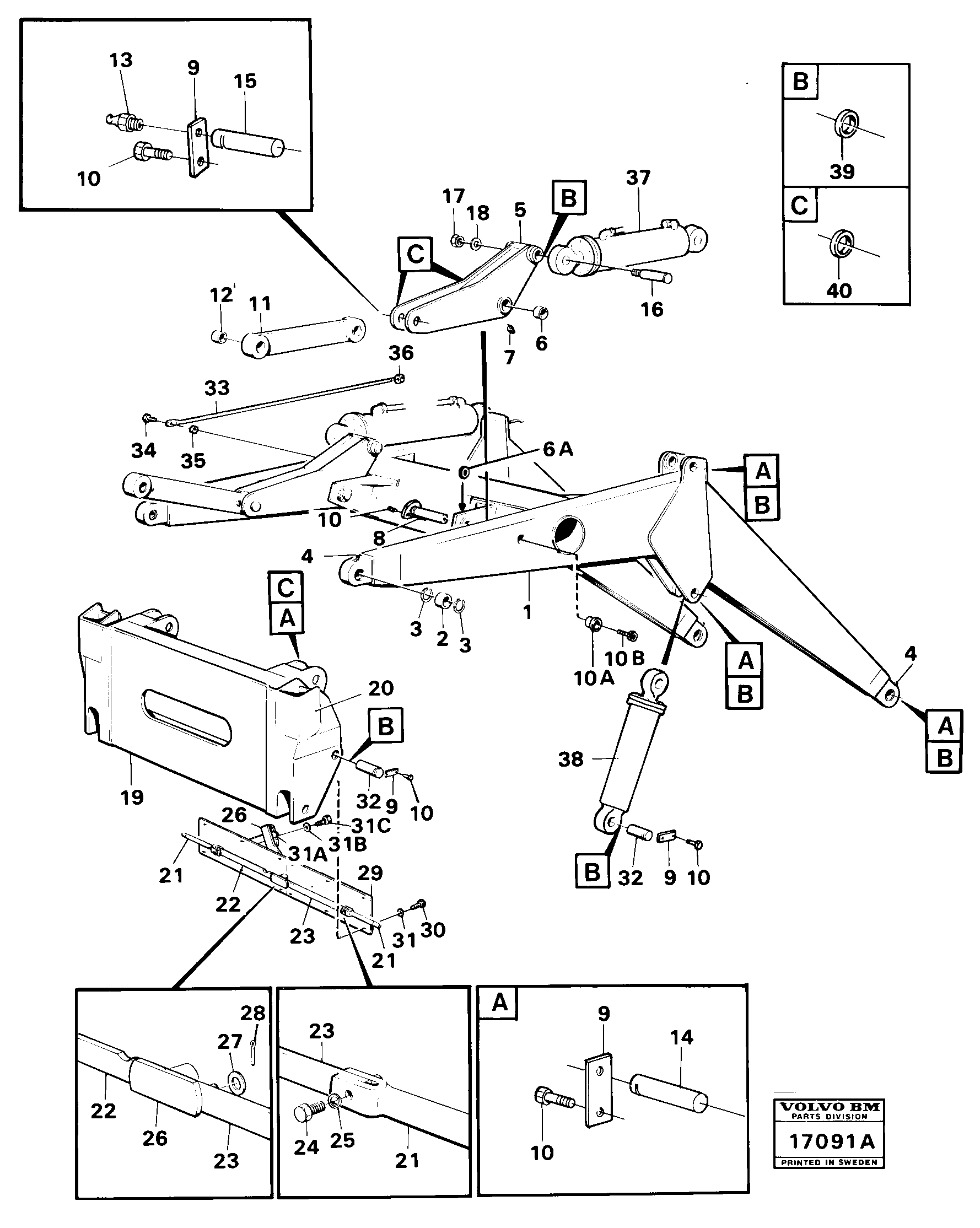 Pin VOE6632033 VOLVO