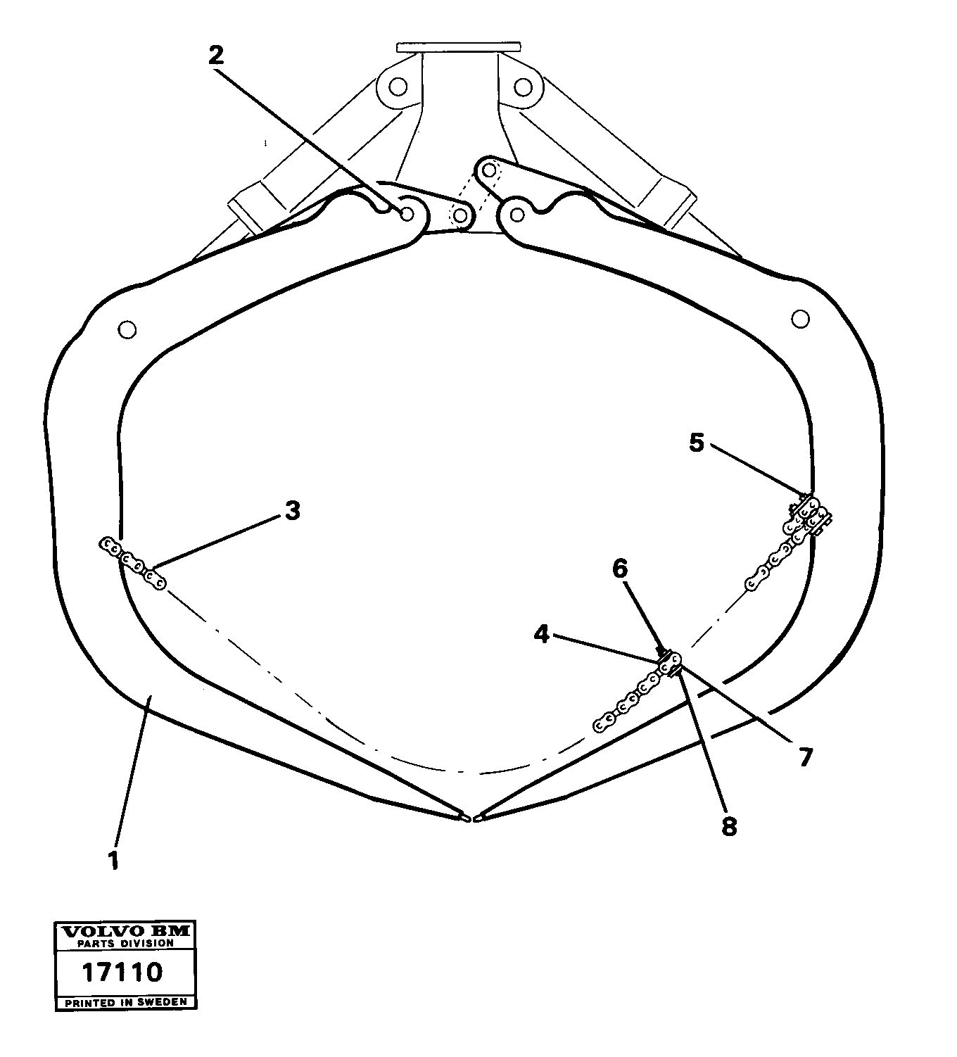 Mounting kit VOE4880767 VOLVO