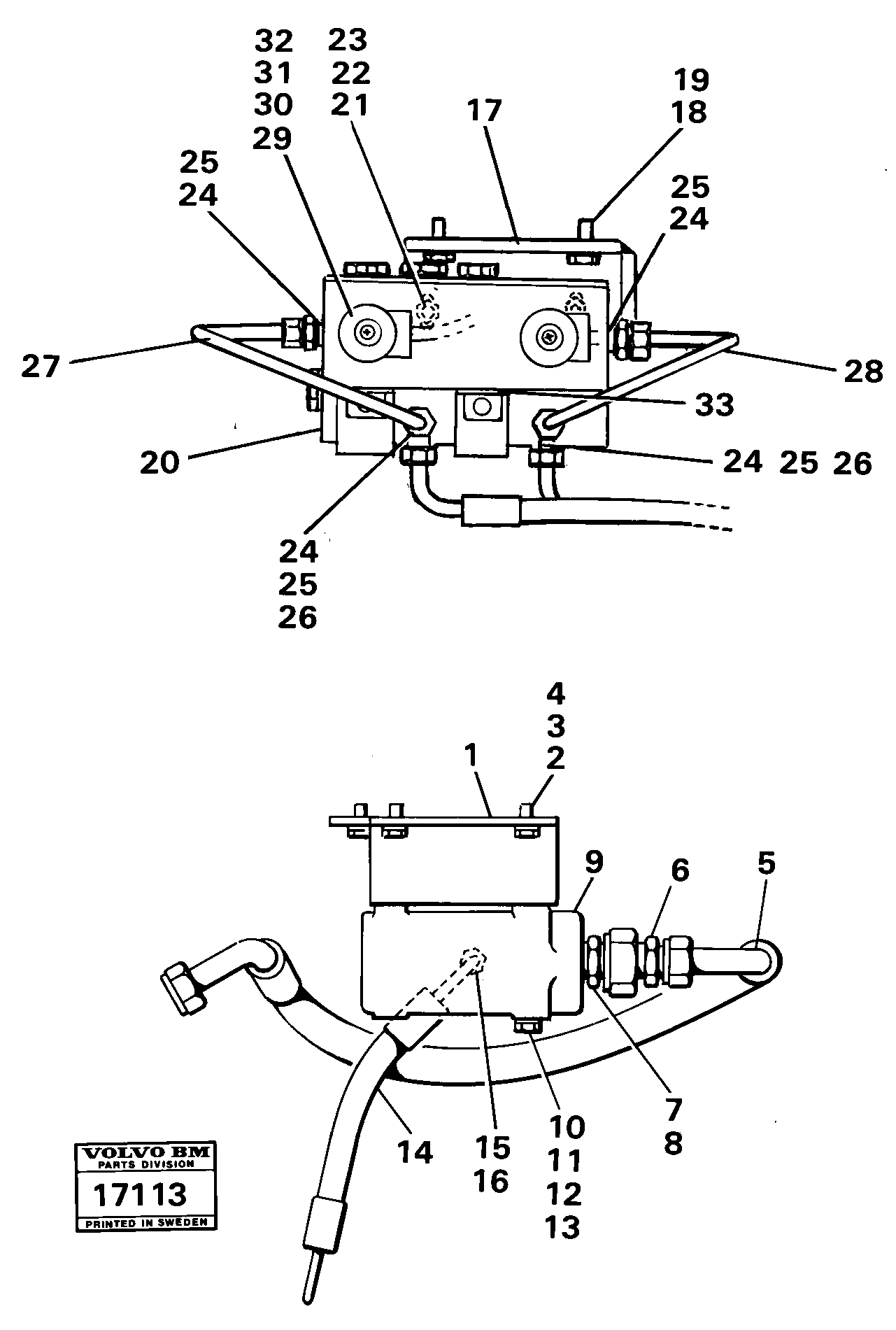 Valve Assembly, Stop VOE964057 VOLVO