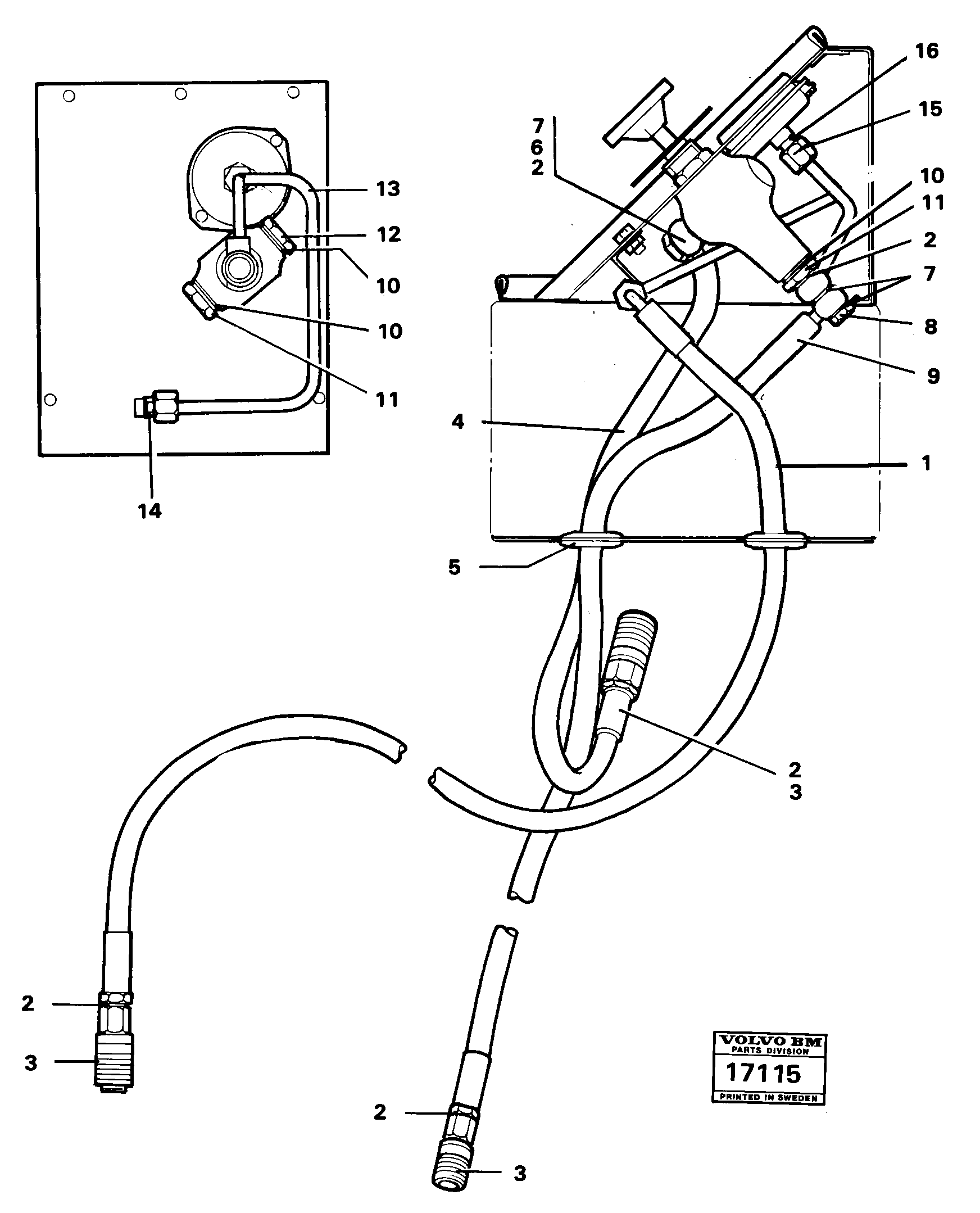 Timing gear casing VOE931744 VOLVO
