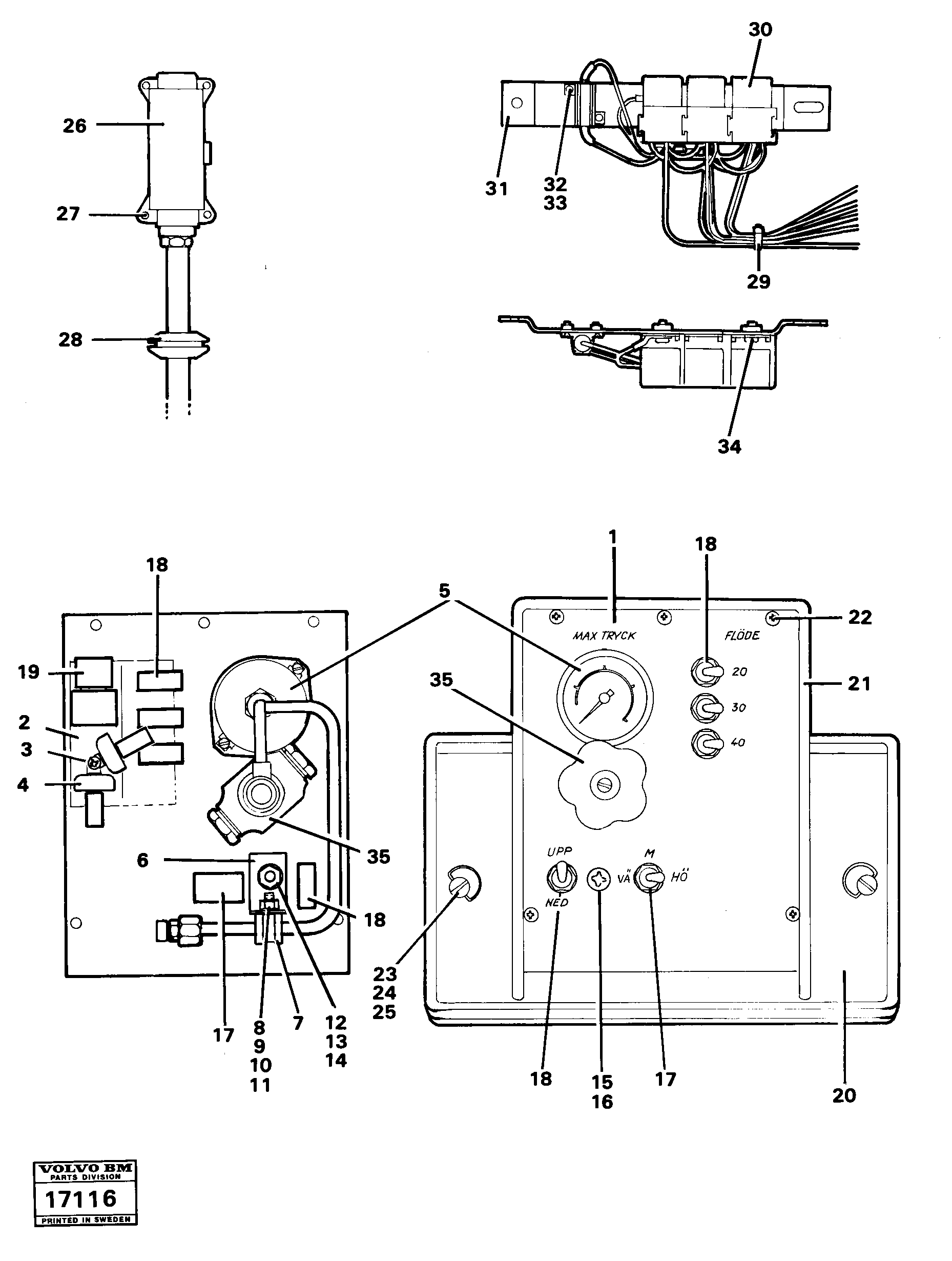 Cable harness VOE4766601 VOLVO