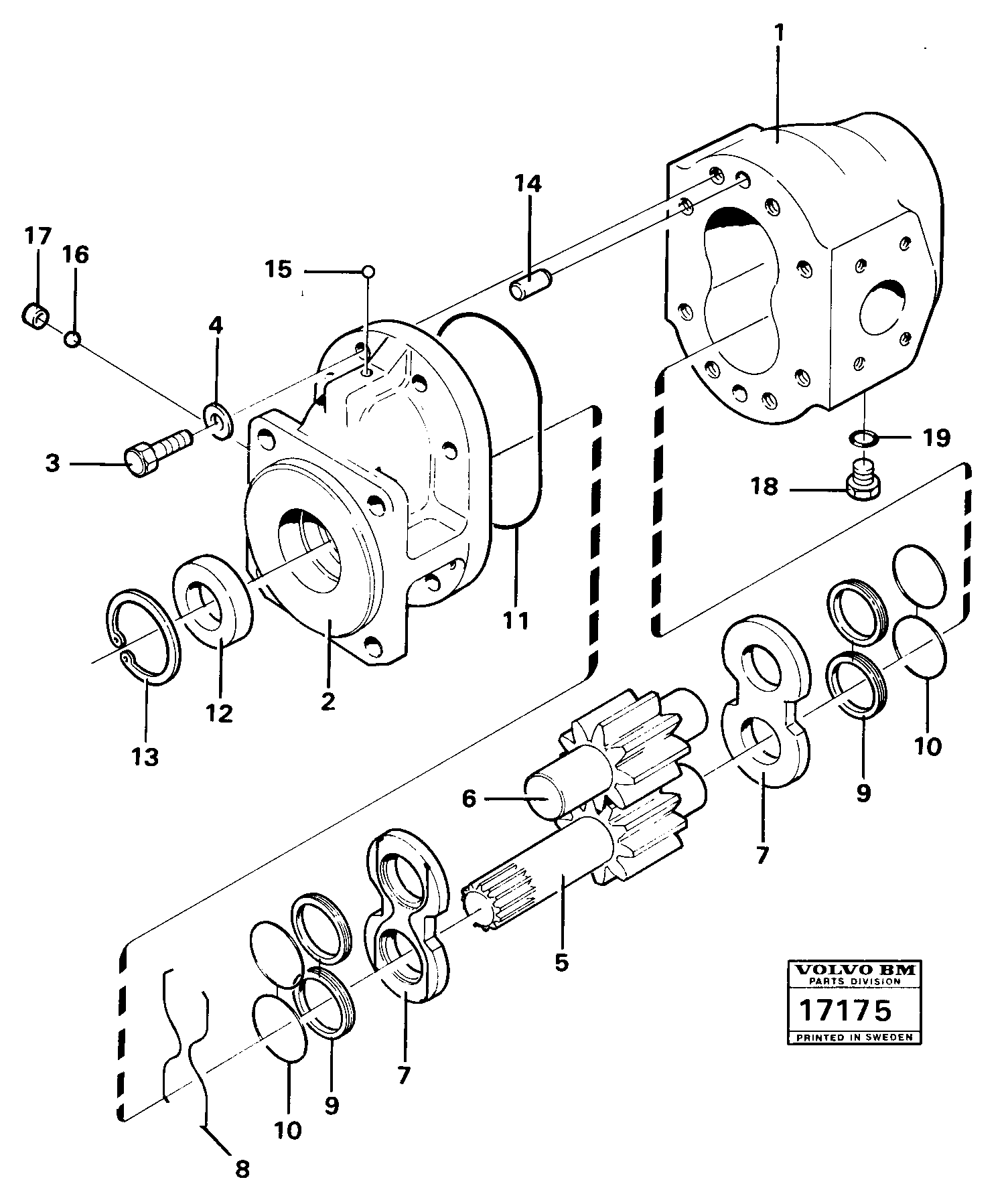 Gasket VOE6211746 VOLVO