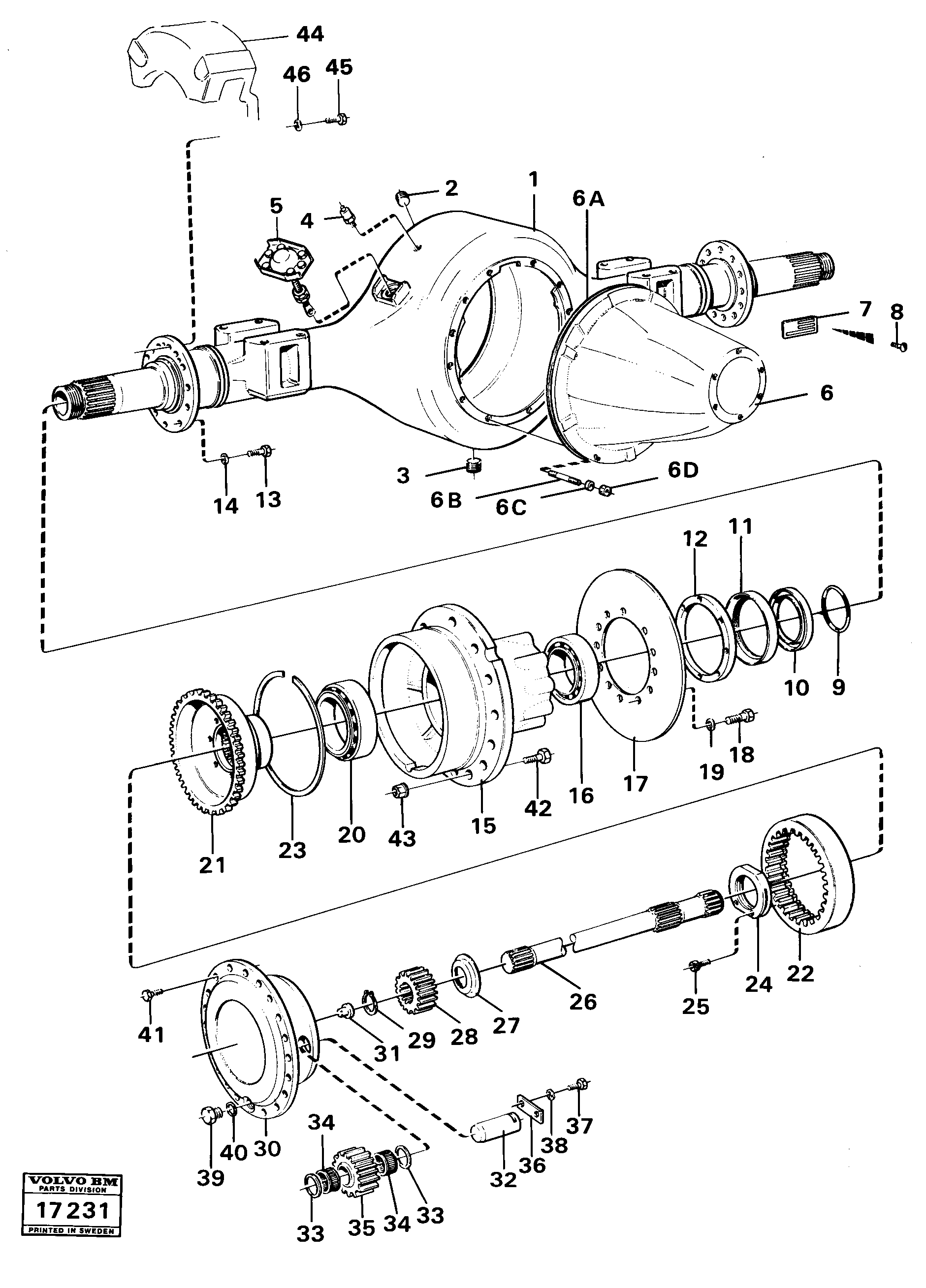 Bearing Housing VOE4717351 VOLVO