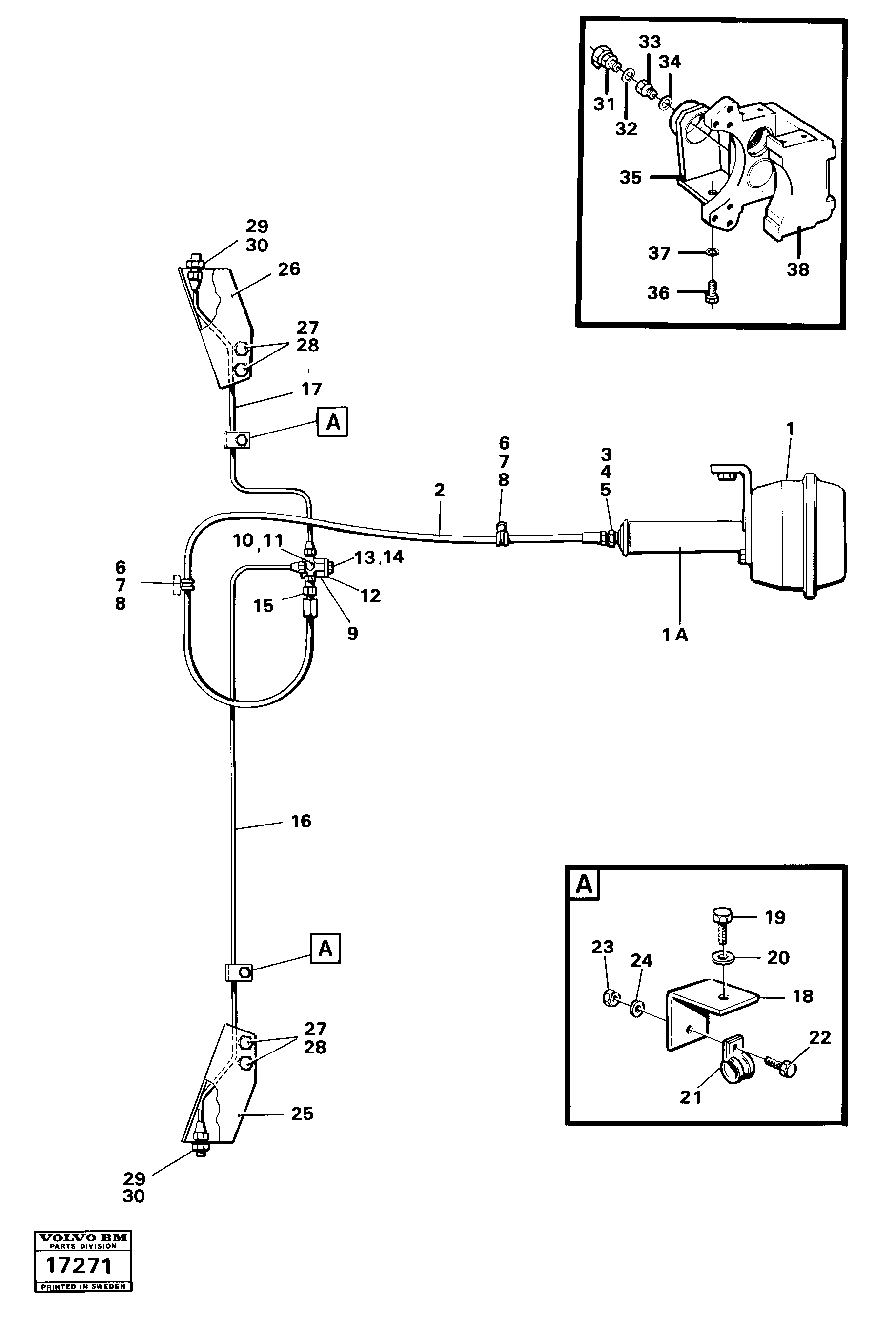 Bulkhead VOE4881201 VOLVO