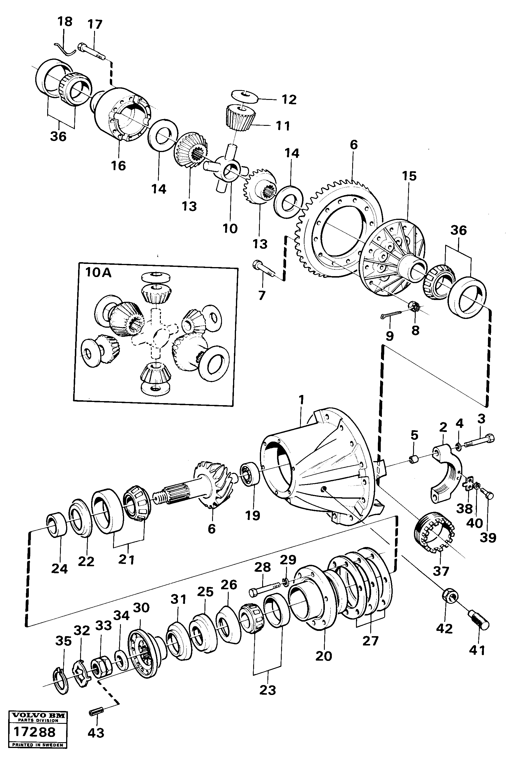 Lock screw VOE1523082 VOLVO