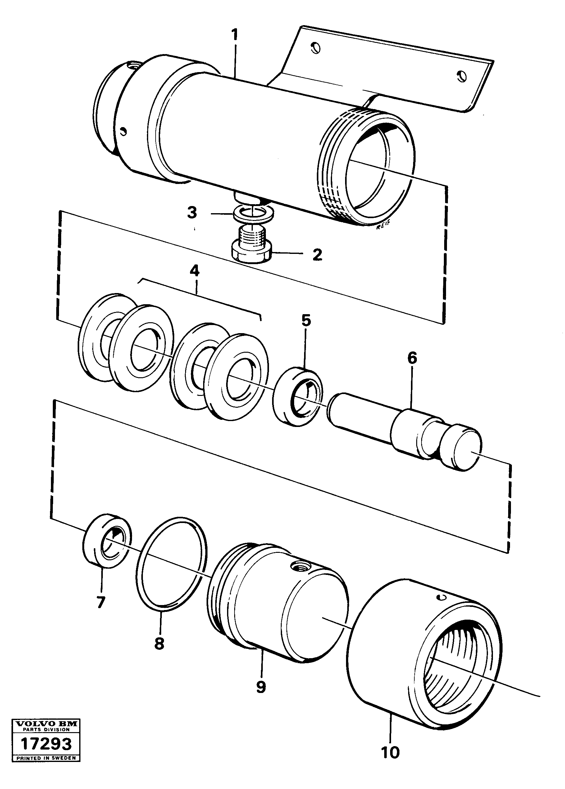 Rubber Clamp VOE4940600 VOLVO