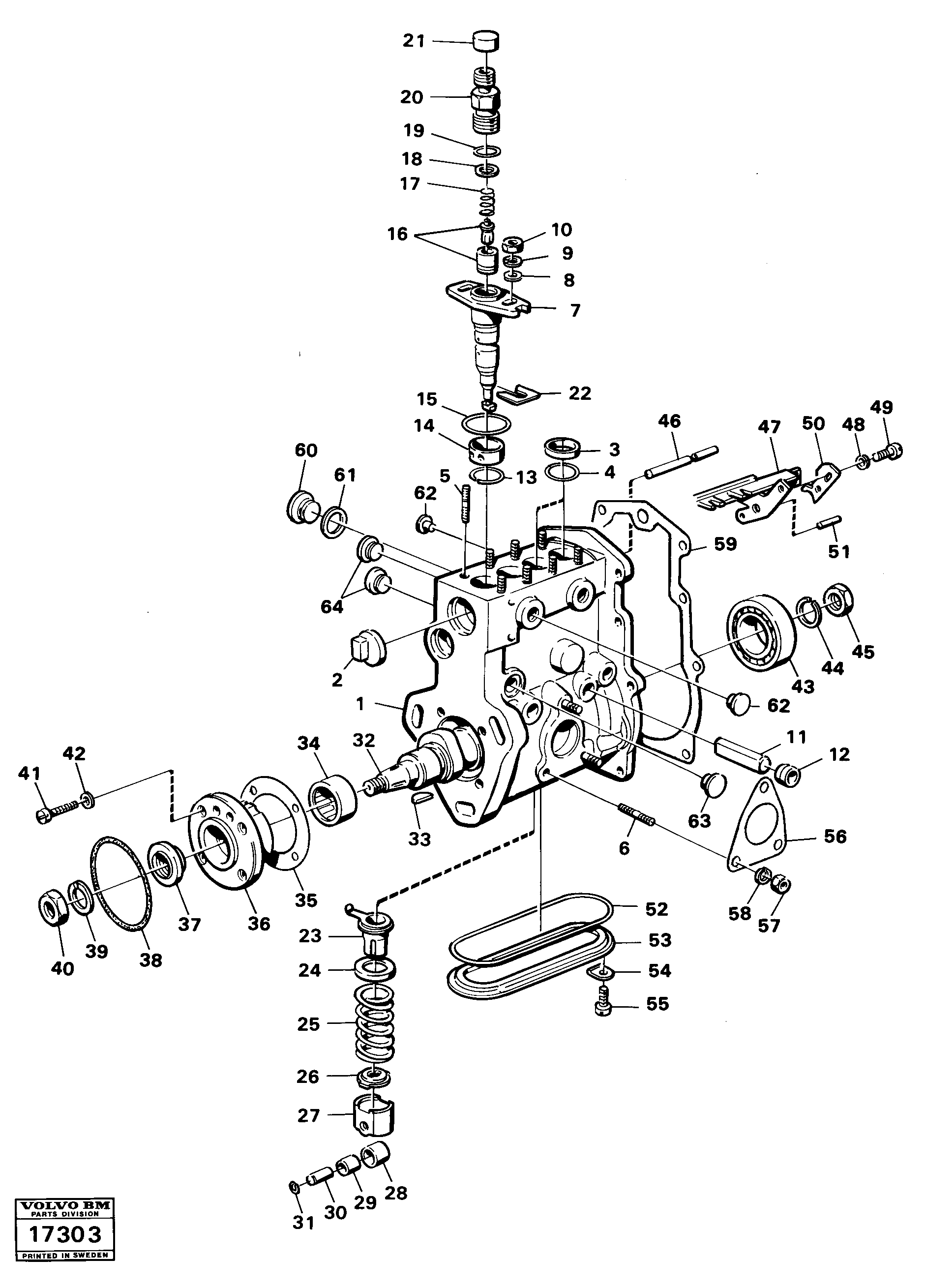 Маслоотражающее кольцо VOE848736 VOLVO