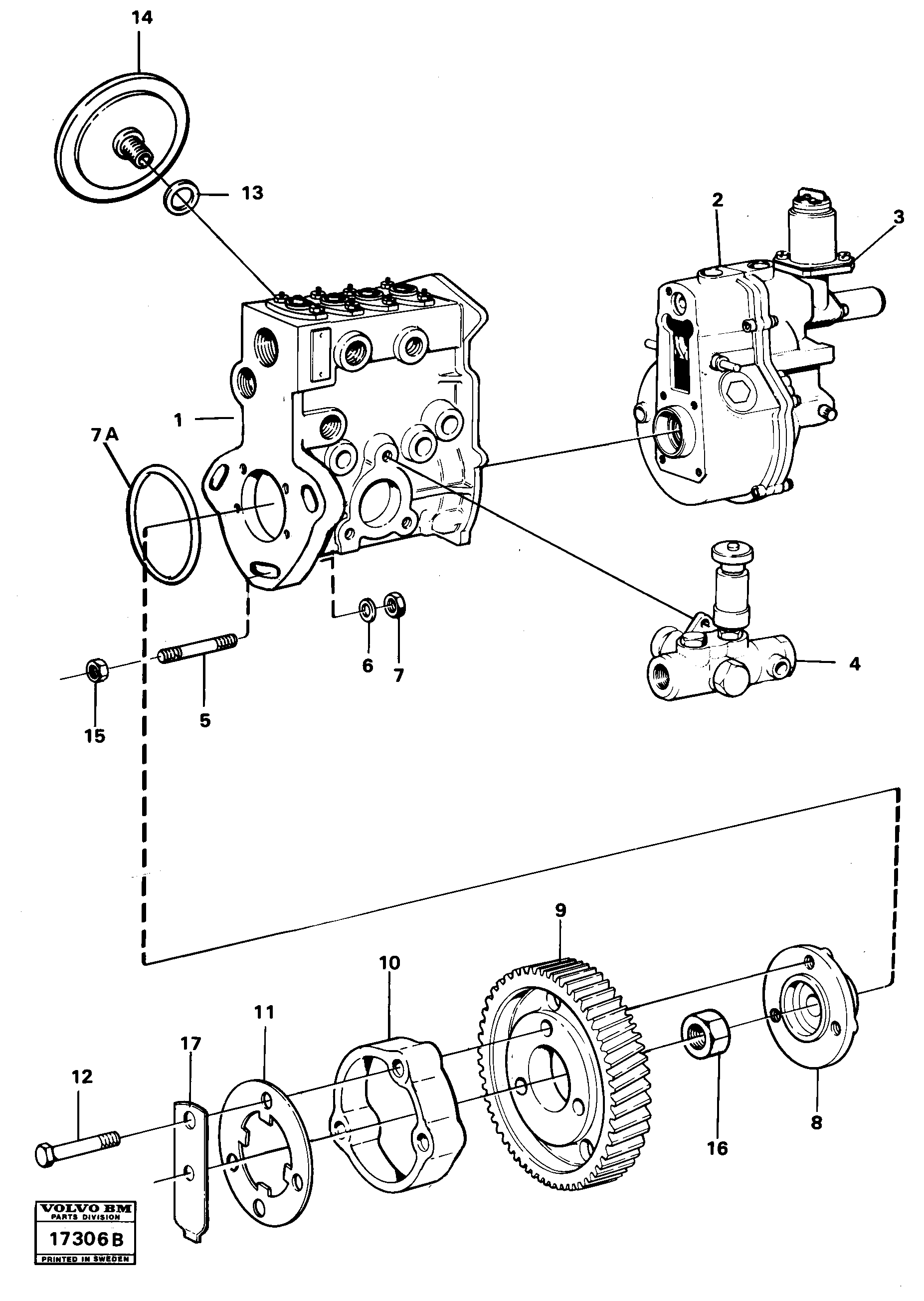 Mounting rail VOE955385 VOLVO