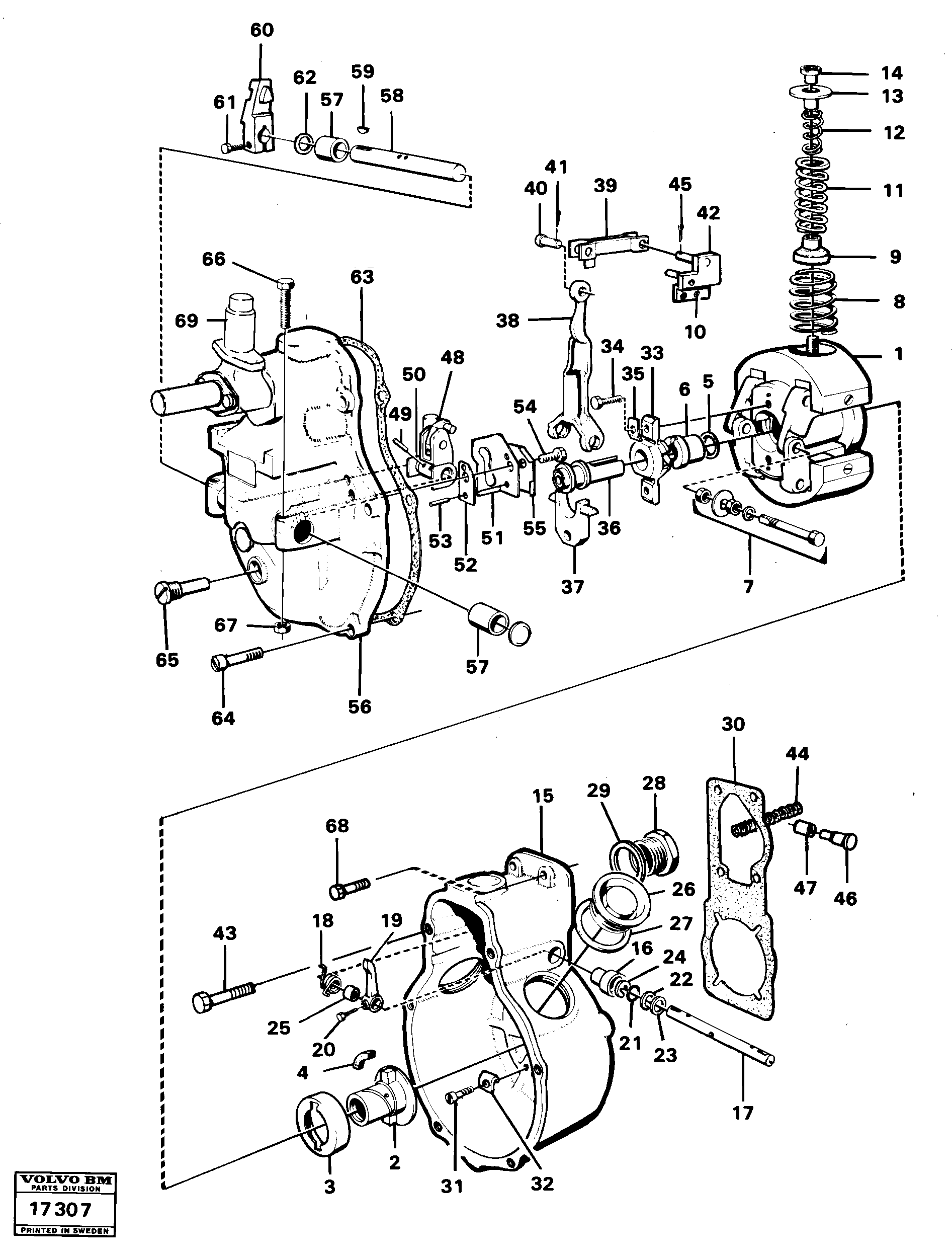 For upper engine part VOE244254 VOLVO