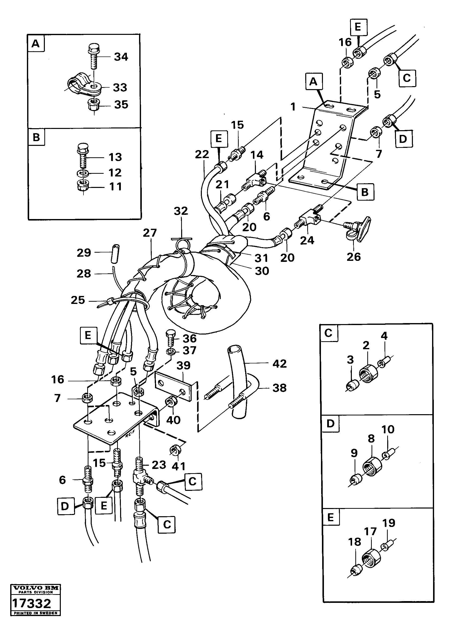 Timing gear casing RM/VOE13977921 VOLVO