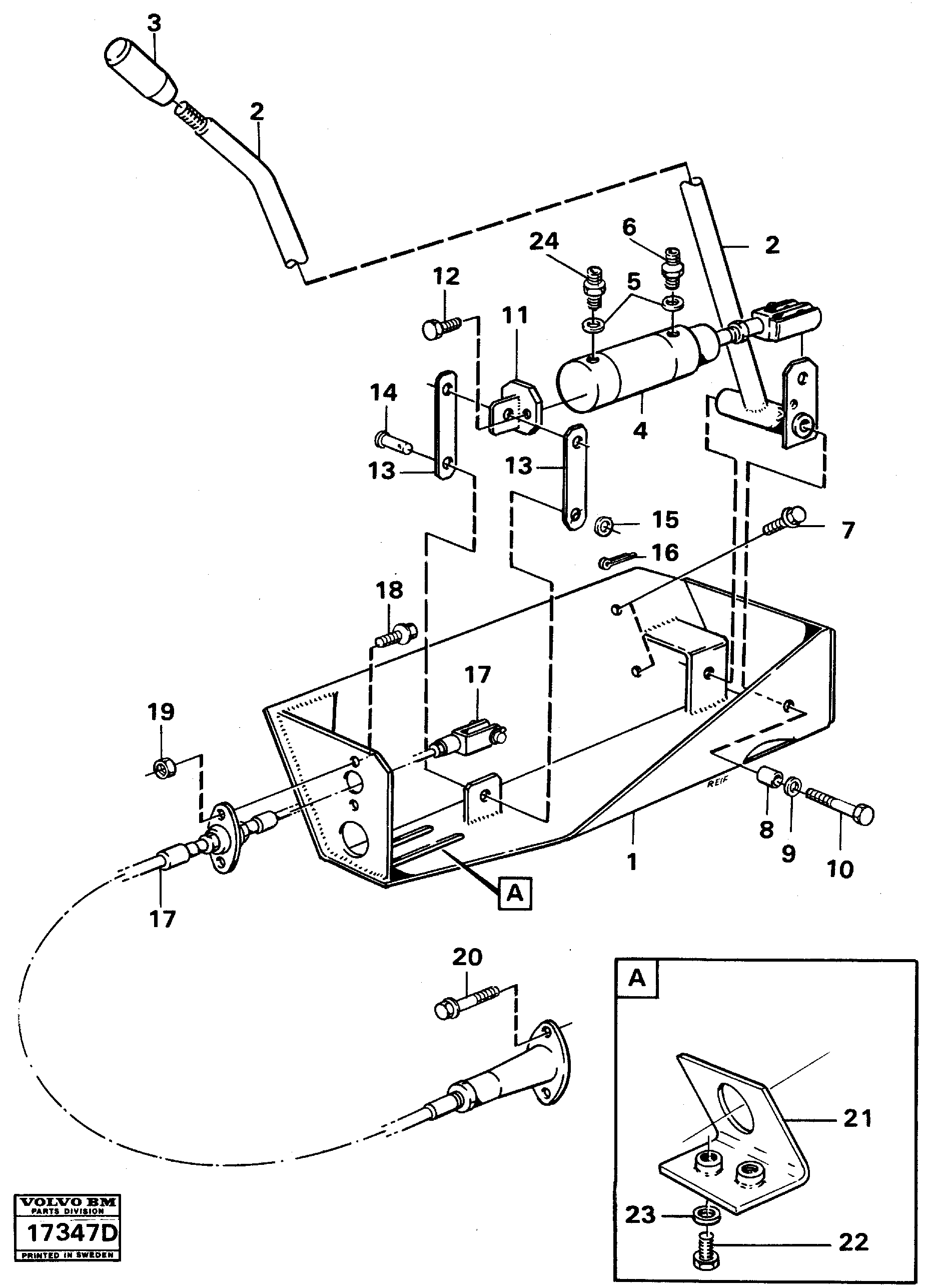 Heating Pipe VOE4940633 VOLVO