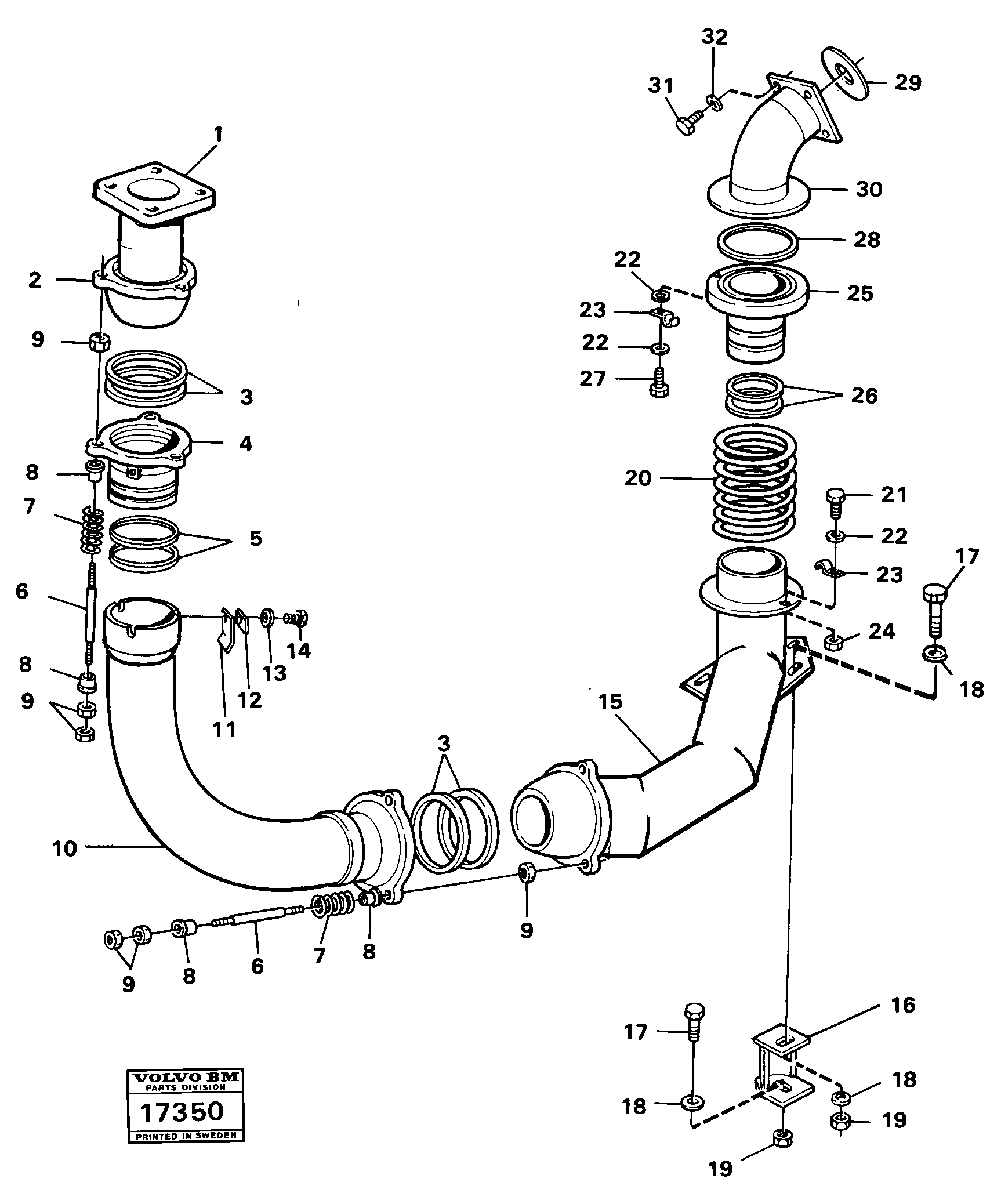 Axle Casing VOE4940615 VOLVO
