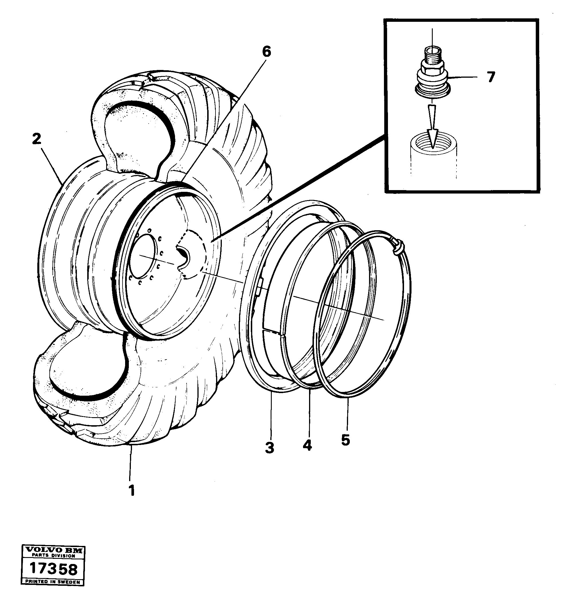 Wheel VOE90816 VOLVO