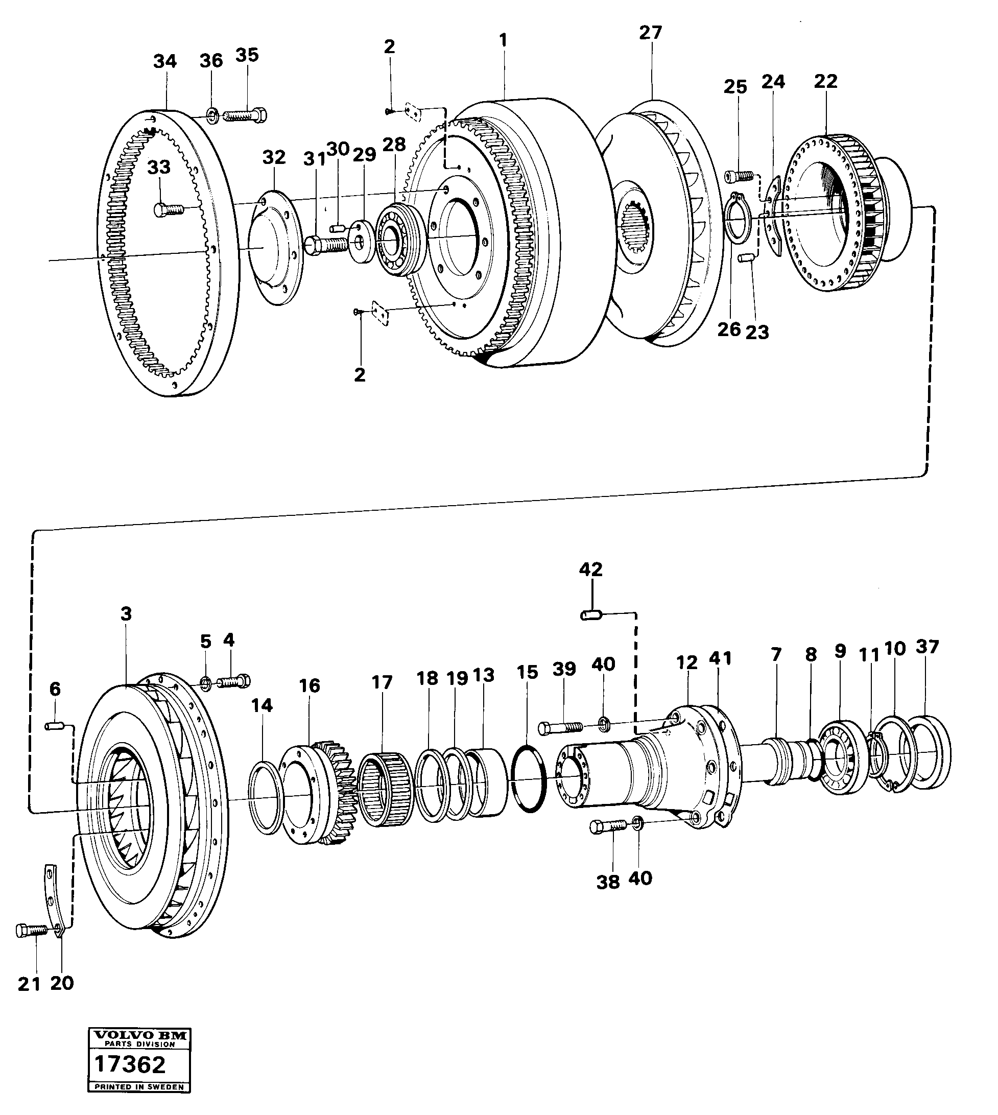 Mounting rail VOE955709 VOLVO